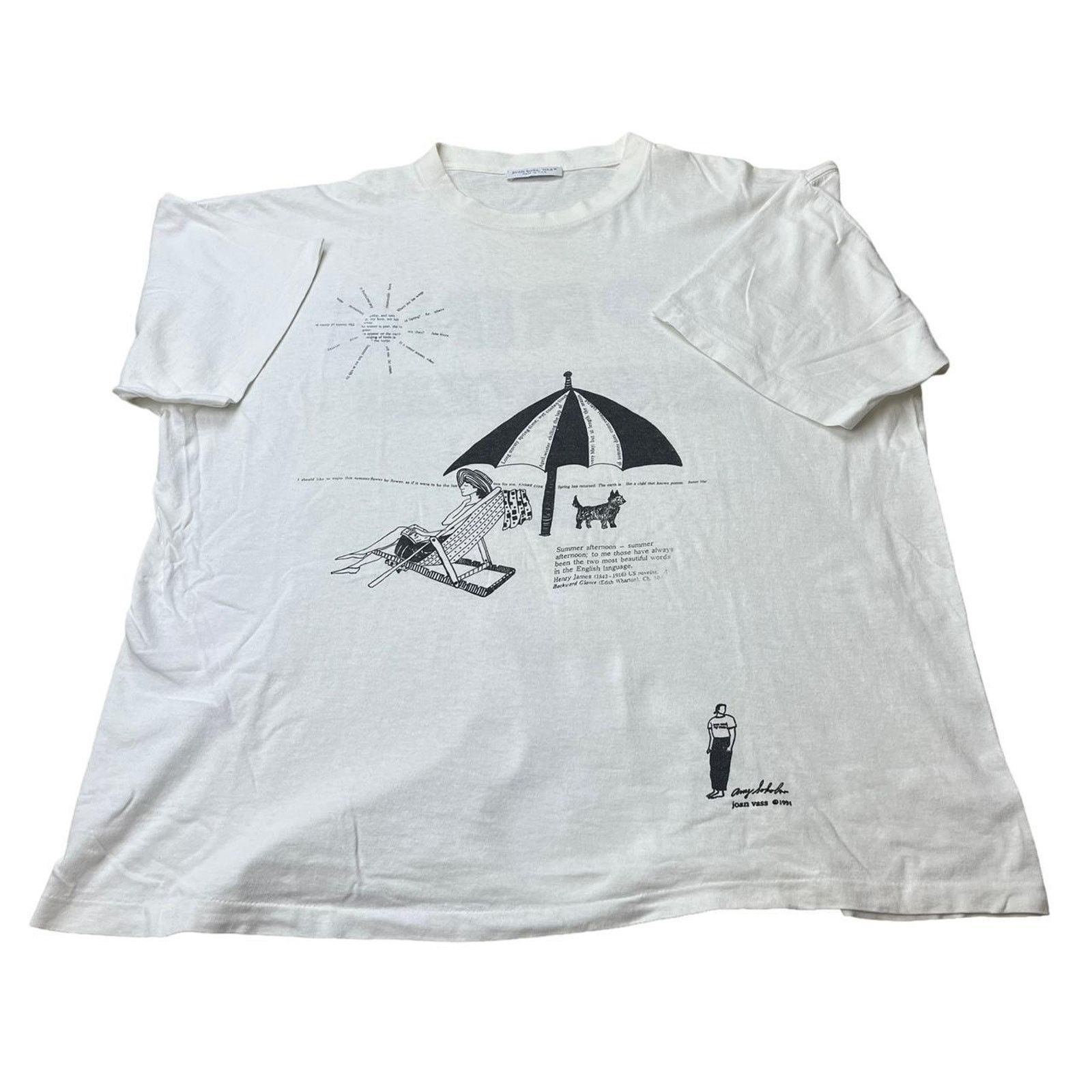 Vintage Vintage Spring Summer 1991 T Shirt Size US XL / EU 56 / 4 - 2 Thumbnail