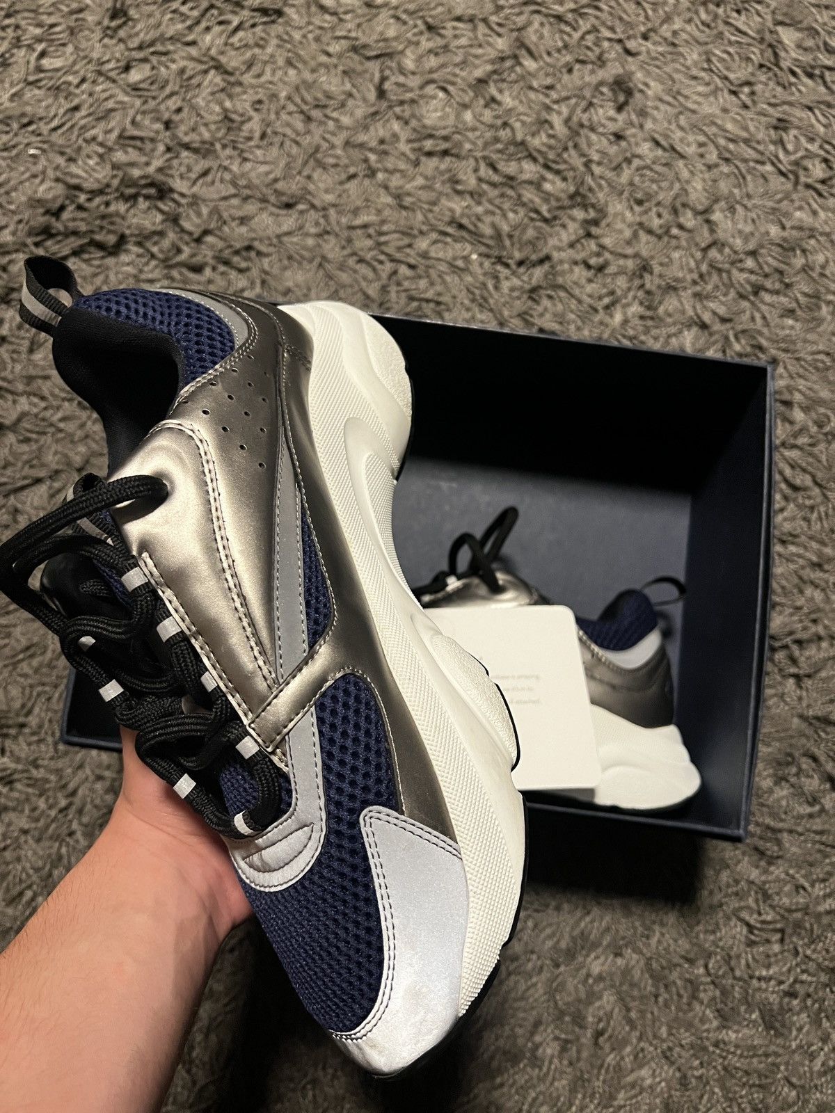 Christian Dior Monsieur × Dior B22 ‘Blue Silver’ Size US 9 / EU 42 - 3 Thumbnail
