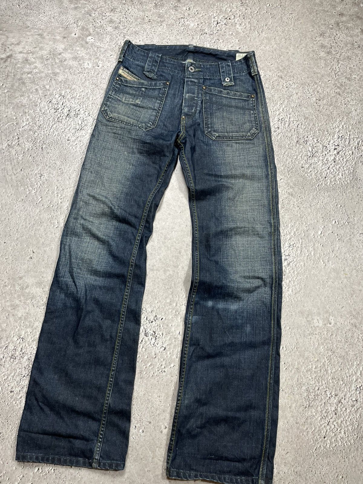 Diesel Diesel Morix Distressed Jeans Blue W27 L32 Size US 27 - 5 Thumbnail