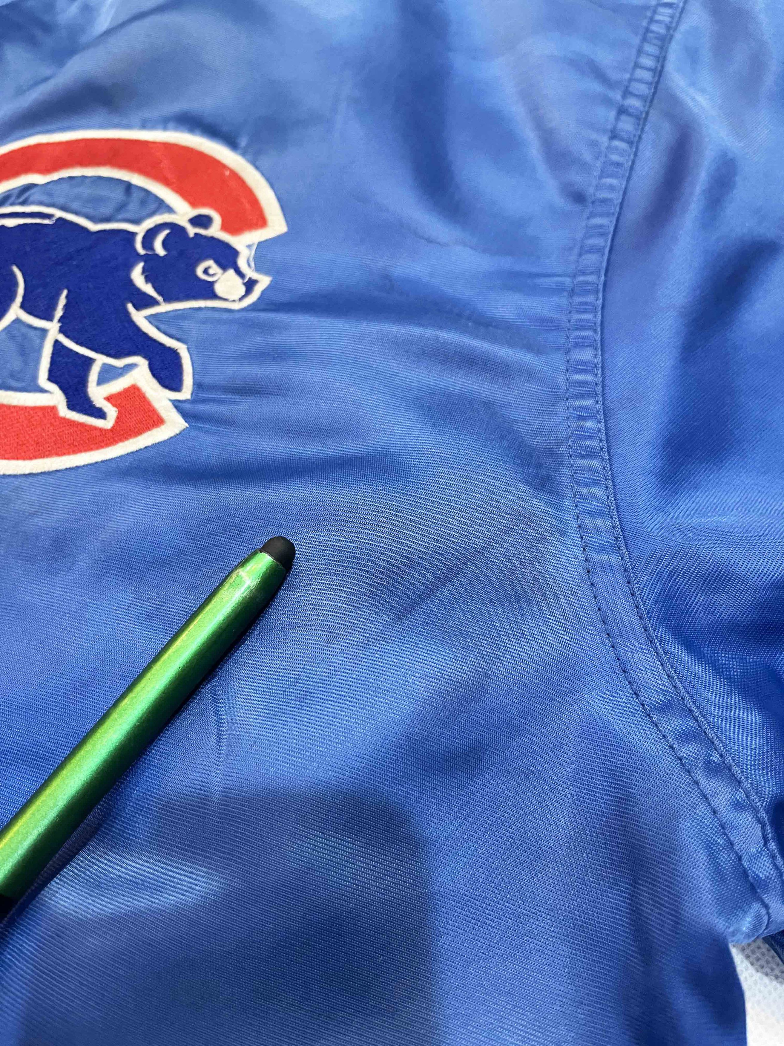 MLB × Starter Vintage Starter MLB Chicago Cubs Baseball Bomber Jacket Size US L / EU 52-54 / 3 - 12 Thumbnail