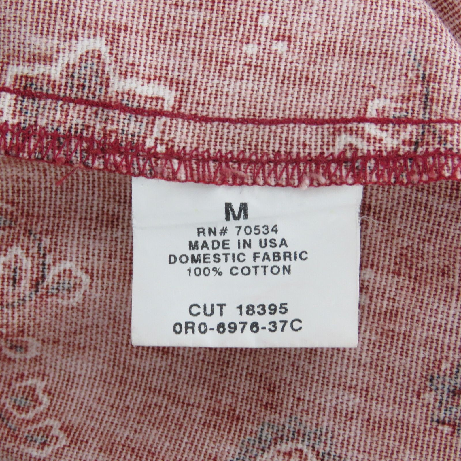 Vintage ORVIS Vintage Red Bandana Paisley Pattern Jacket Medium Size M / US 6-8 / IT 42-44 - 7 Thumbnail