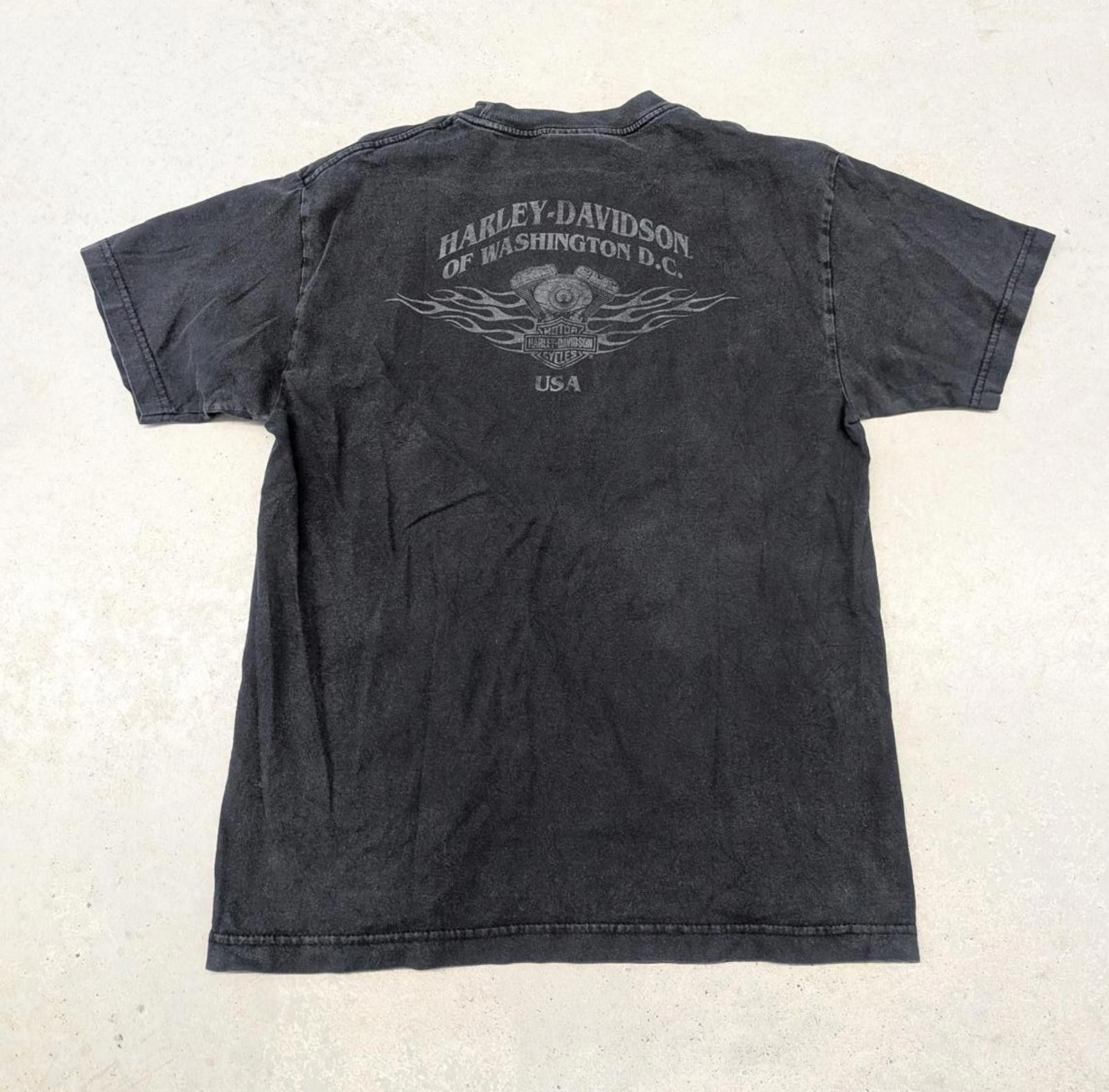Harley Davidson Vintage 90s Harley Davidson Washington DC T-shirt Size US M / EU 48-50 / 2 - 5 Thumbnail
