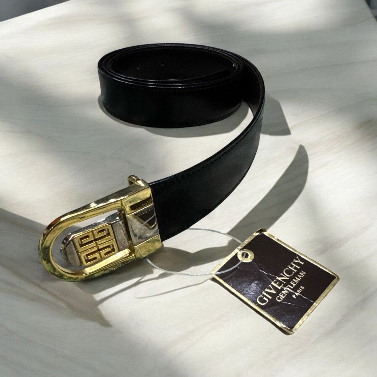 Givenchy VINTAGE GIVENCHY GENTLEMAN LEATHER BELT <45" Size 42 - 1 Thumbnail