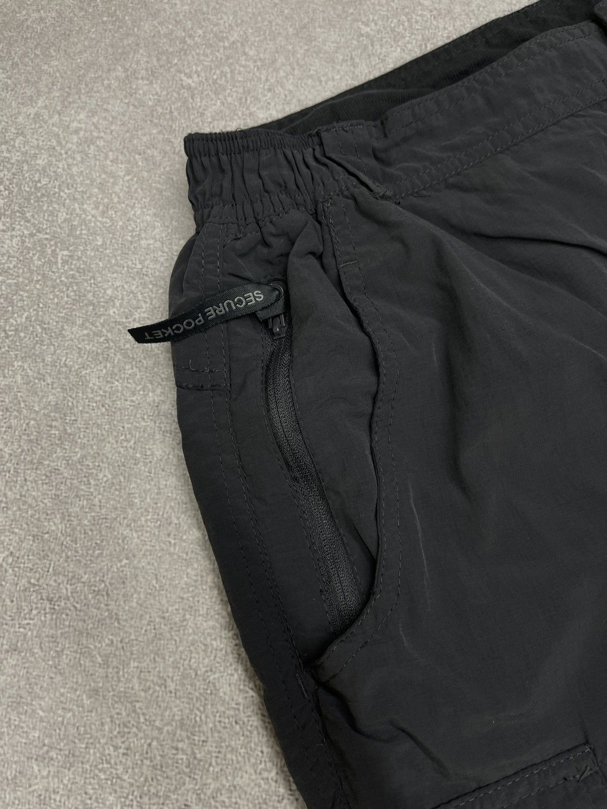 Mens Karrimor 2in1 Nylon Cargo Pants Grey Outdoor Gorpcore