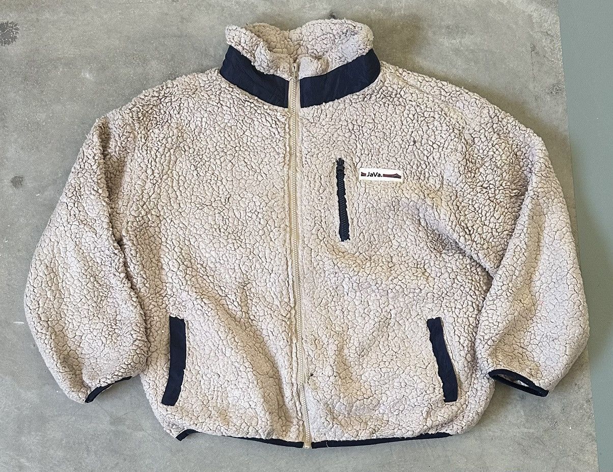 Japanese Brand JAVA MIDZIPPER FLEECE SWEATER Size US L / EU 52-54 / 3 - 1 Thumbnail