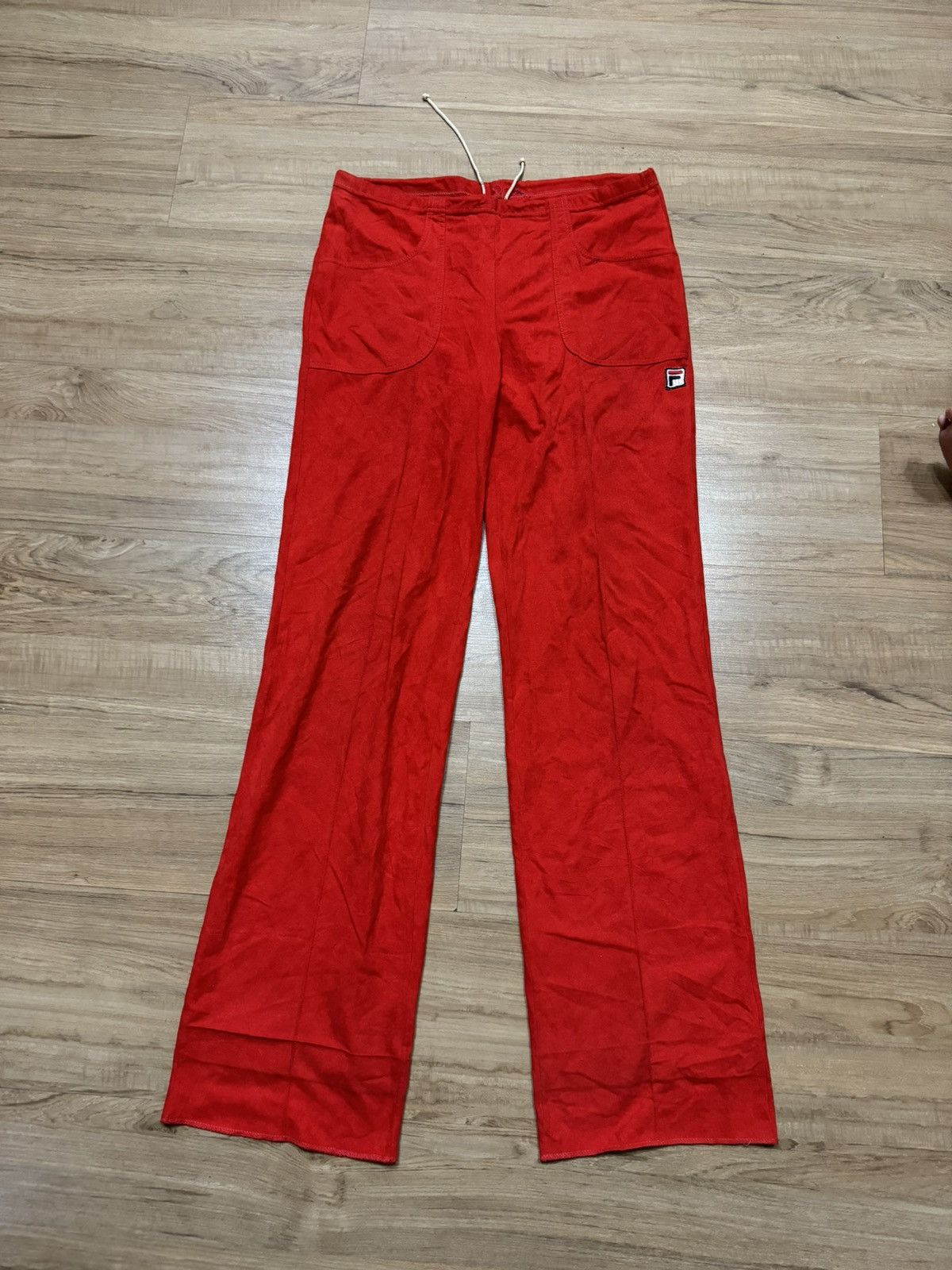 image of Fila Pants in Red, Women's (Size 31)