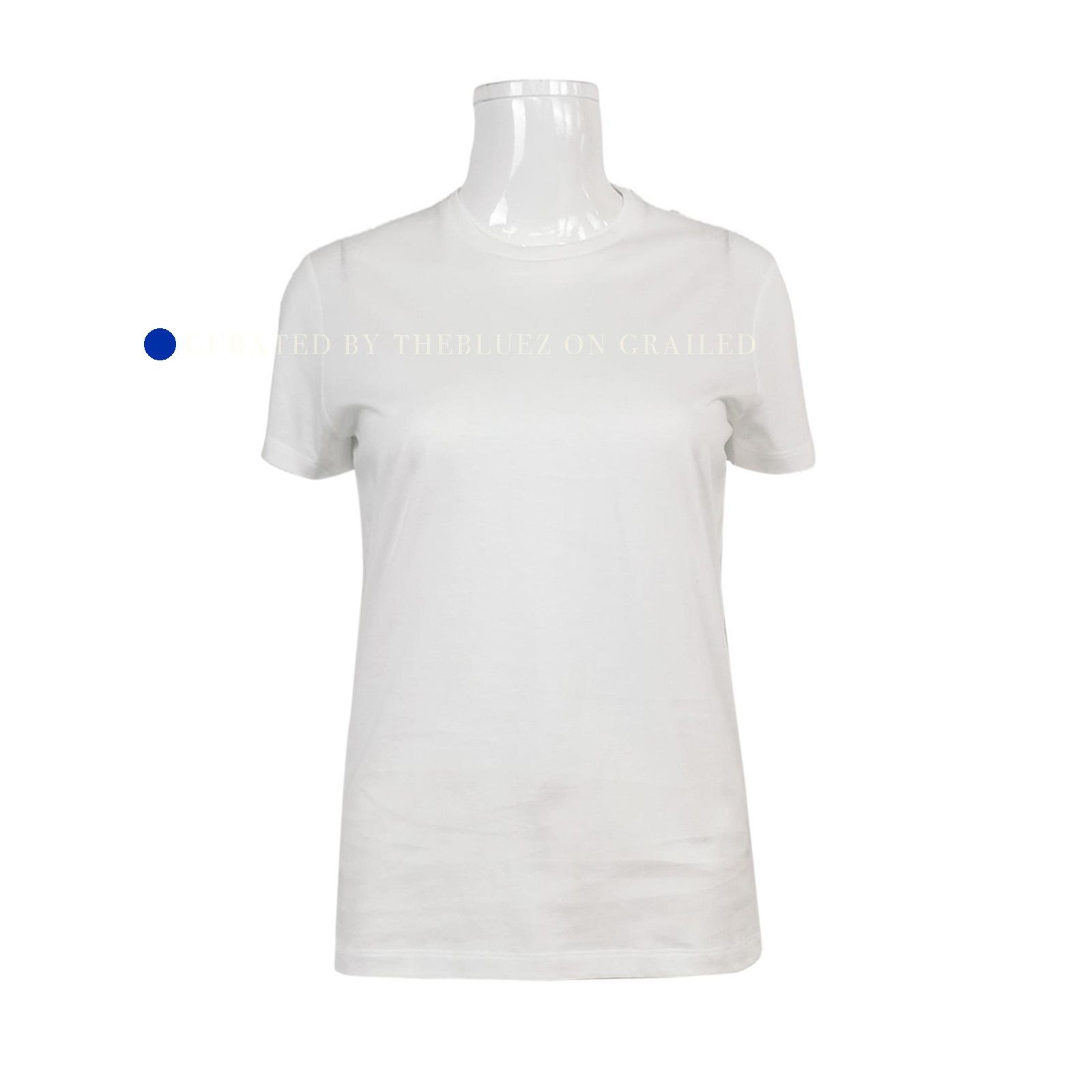 Prada Minimalist White Crewneck T-Shirt in Size S Size US S / EU 44-46 / 1 - 1 Thumbnail