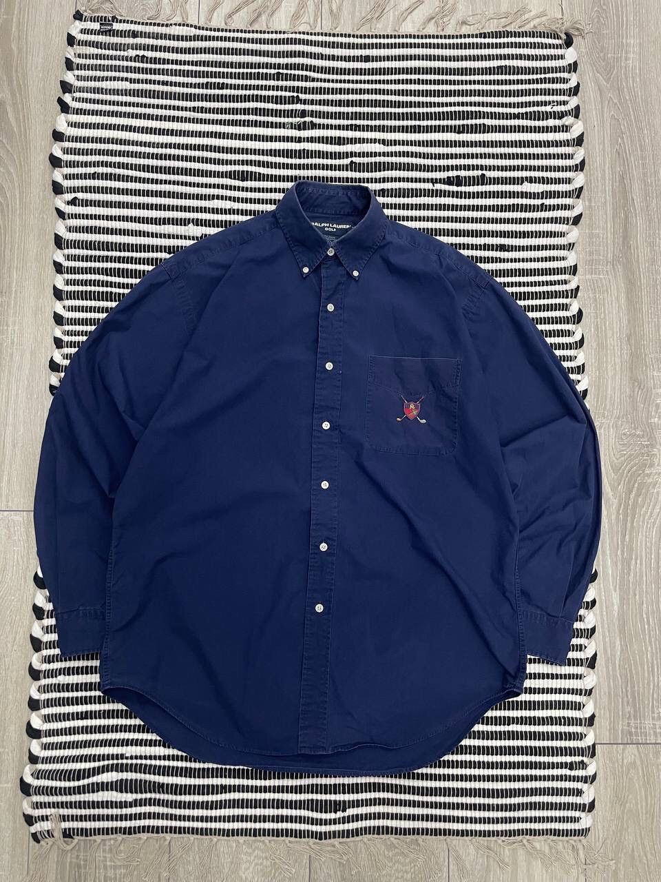 RLX Ralph Lauren × Ralph Lauren × Vintage Vintage Ralph Lauren Golf Button Shirt Y2K Size US M / EU 48-50 / 2 - 2 Thumbnail