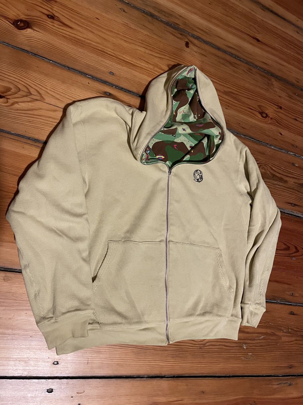 Billionaire Boys Club BBC Reversible Waffle Zip Hoodie – Season 05 Japan XL Size US XL / EU 56 / 4 - 5 Thumbnail