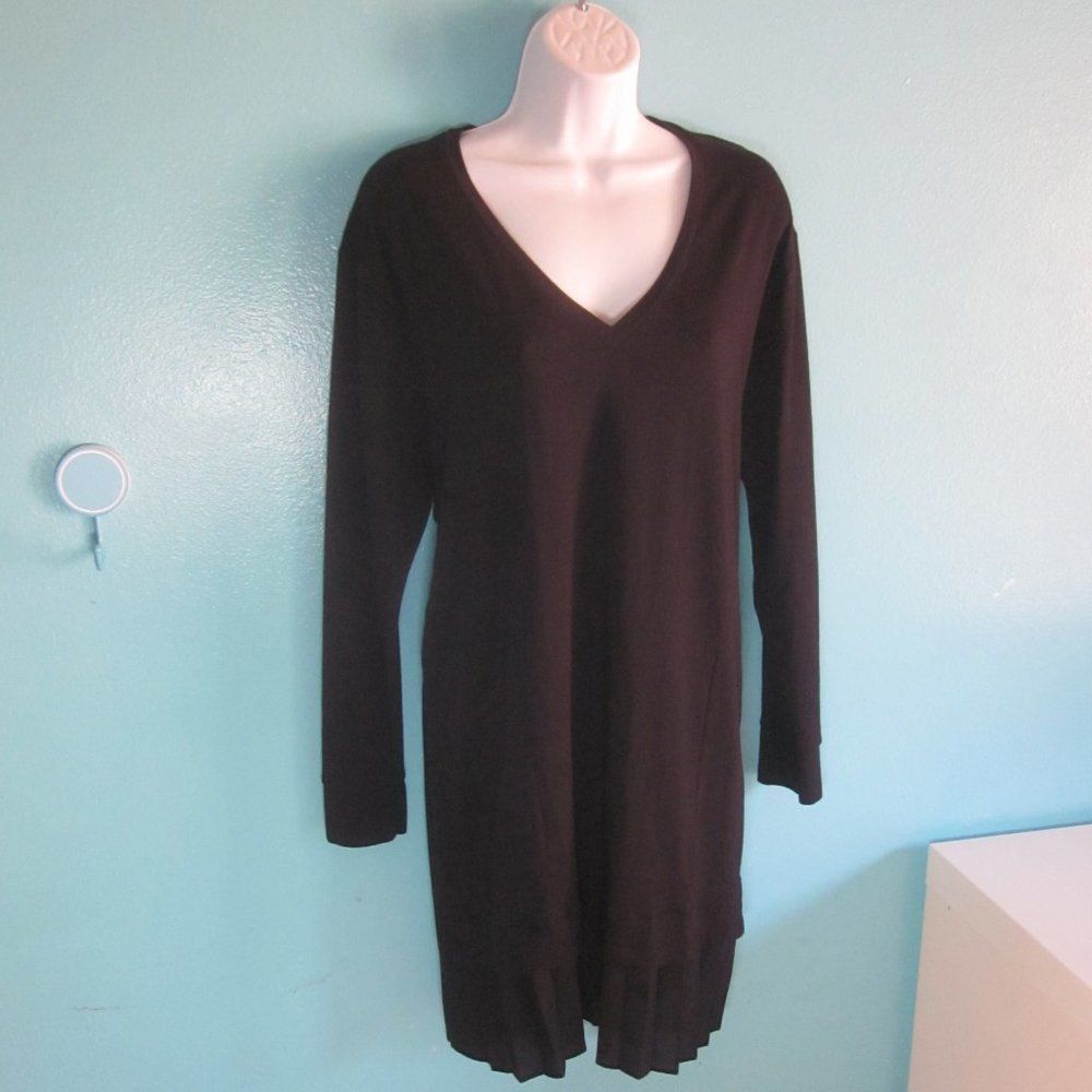 Crea Concept Paris Black Dress Sz 46 XL Lagenlook