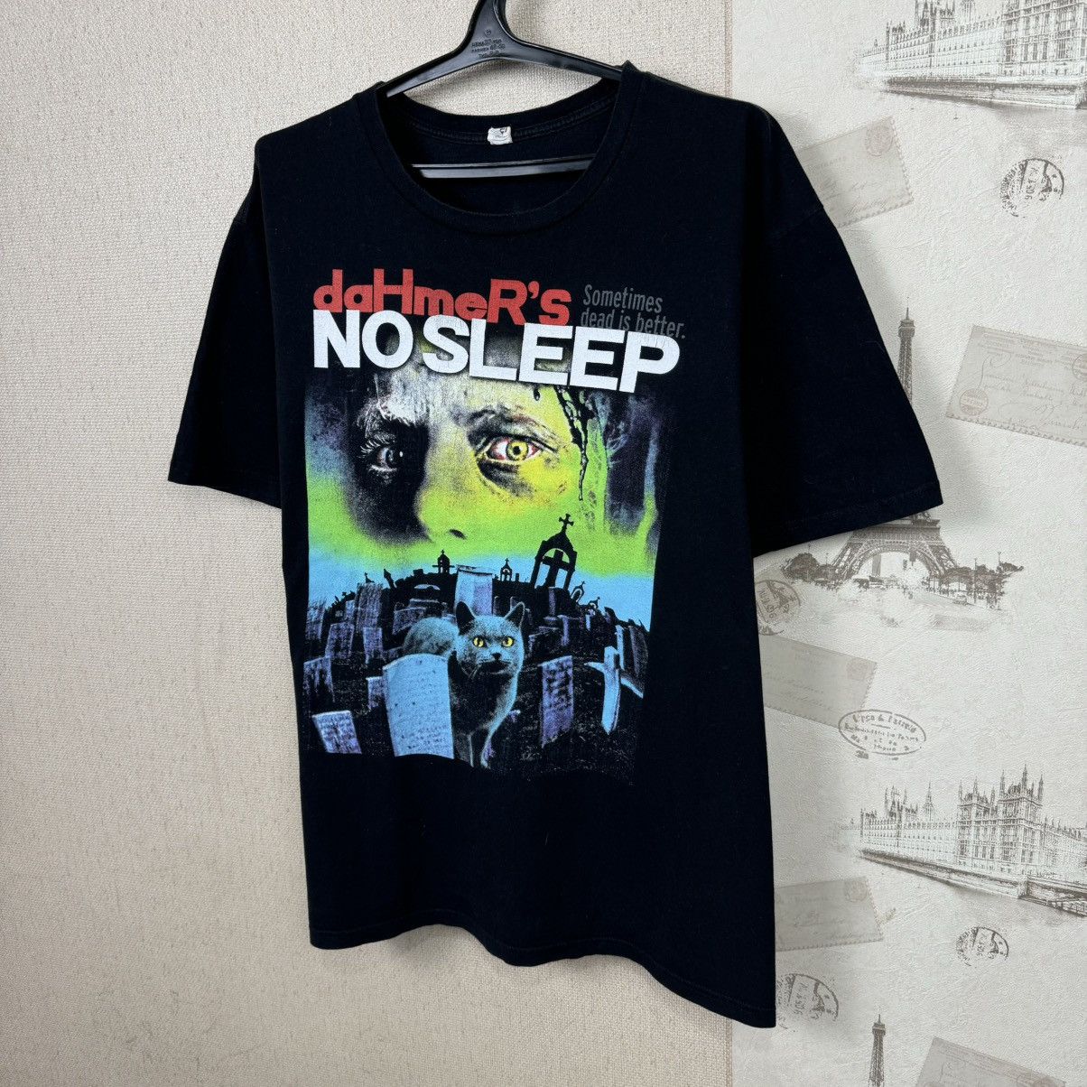 Other Dahmers No Sleep T shirt Graphic Print Recodrs Movie XL Size US XL / EU 56 / 4 - 5 Thumbnail