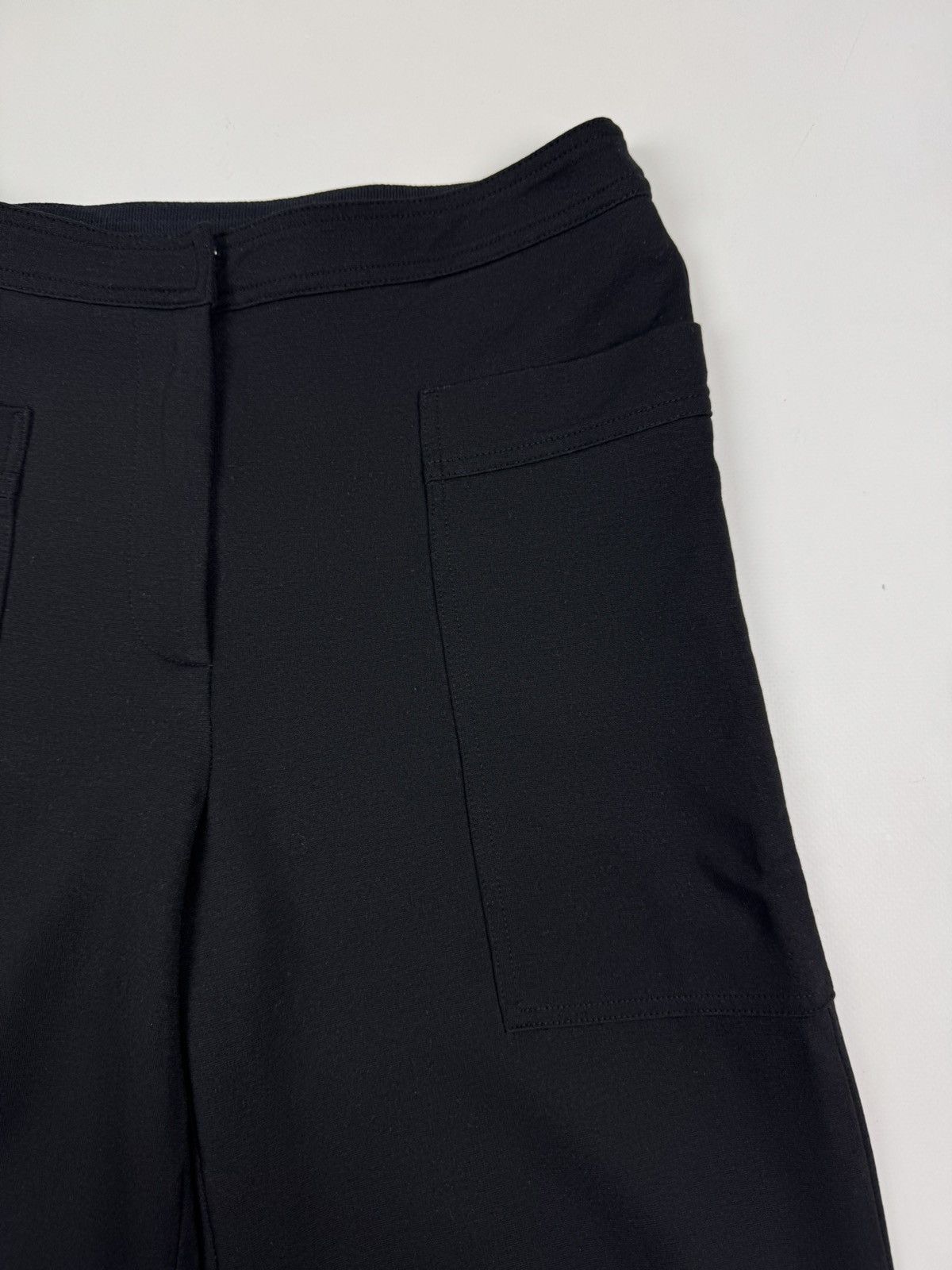 Other Liviana Conti Wide-Leg Black Sweat Pants Size 28" / US 6 / IT 42 - 6 Thumbnail