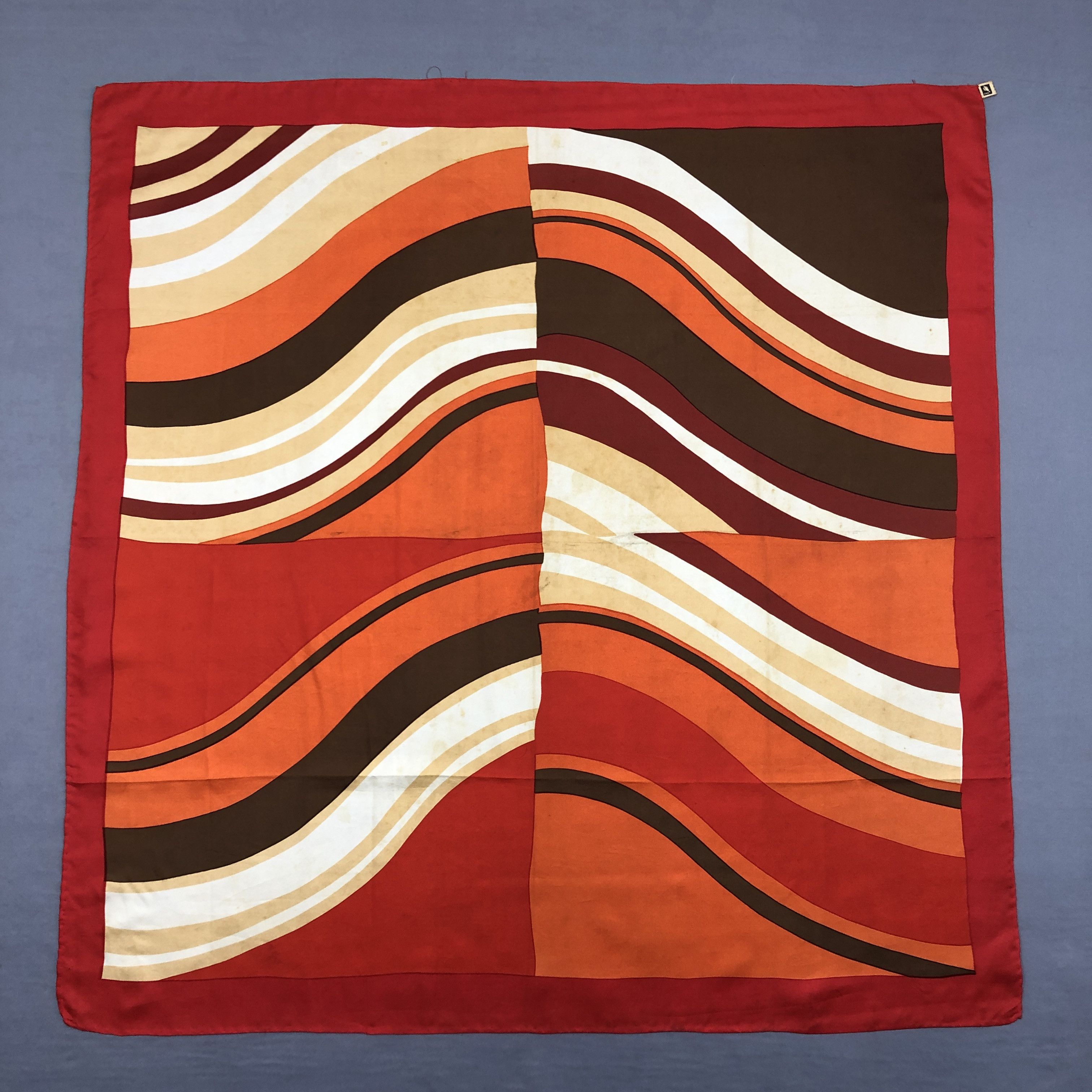 Japanese Brand Vintage SILK Scarf Twill Stole Wraps Scarves - GF60017 Size ONE SIZE - 1 Thumbnail