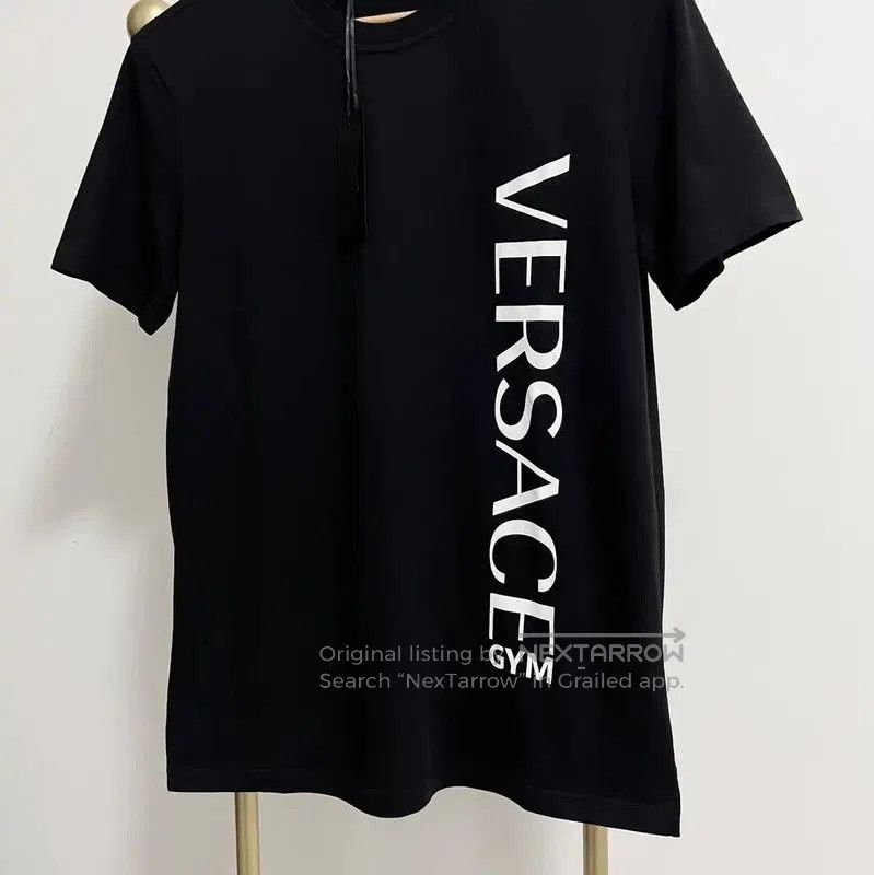 Versace Versace Men's Black Cotton Printed T-Shirt . Size US S / EU 44-46 / 1 - 4 Thumbnail
