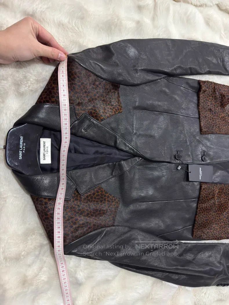 Saint Laurent Paris Saint Laurent Paris Original Leopard Print Men's Leather J Size US S / EU 44-46 / 1 - 7 Thumbnail