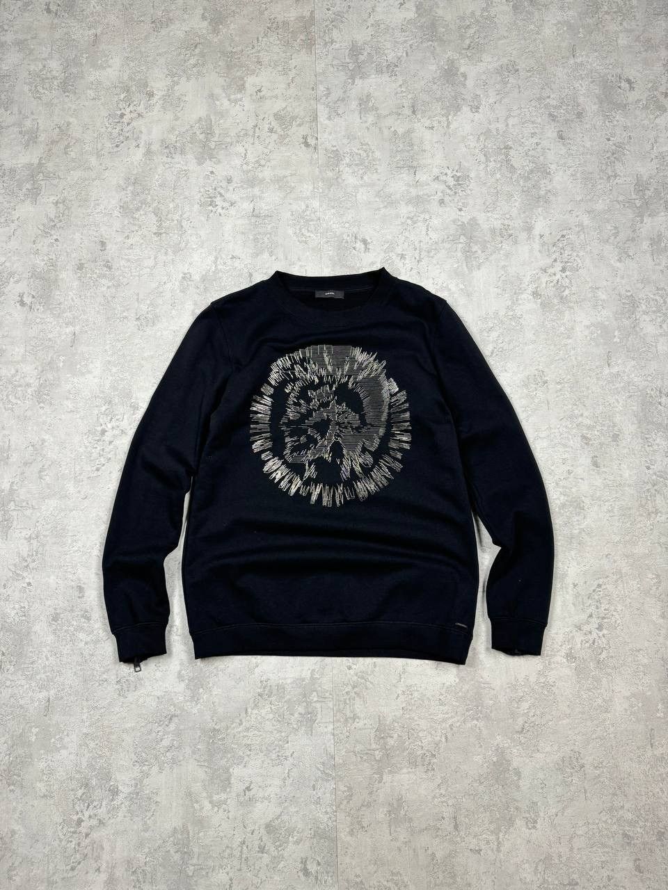 Diesel Diesel Black Sweatshirt Big Logo Size M Size US M / EU 48-50 / 2 - 1 Thumbnail