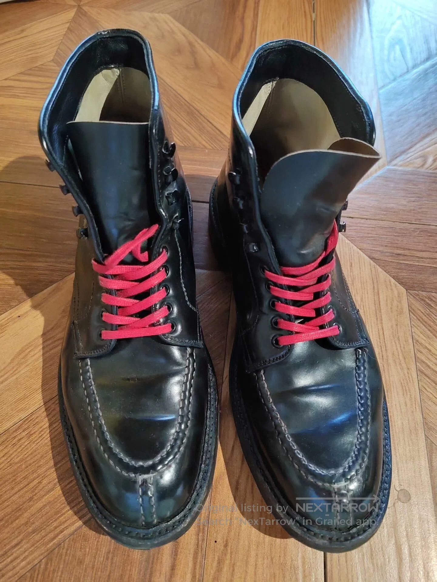 Alden Alden Black Leather Tanker Boots. Size US 7.5 / EU 40-41 - 3 Thumbnail