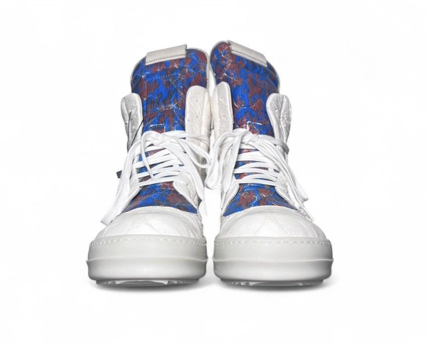Rick Owens FW20 Rick Owens Pirarucu Geobasket Rust/Nublu Size US 9 / EU 42 - 4 Thumbnail