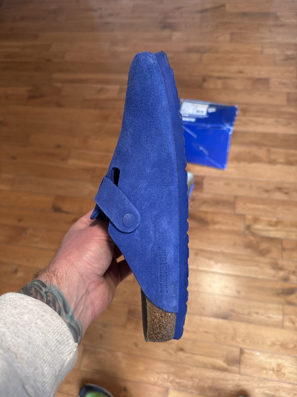 Birkenstock Boston / Ultra Blue / Nordstrom Exclusive / Size 44 Size US 11 / EU 44 - 4 Thumbnail