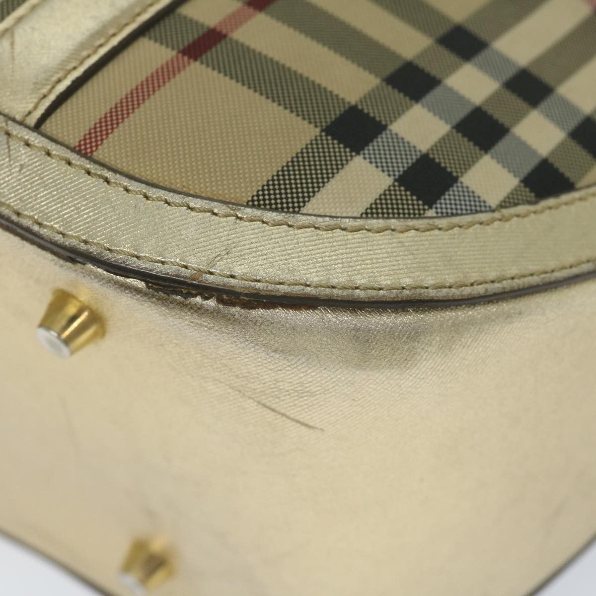Burberry Burberry Nova Check Hand Bag Nylon Canvas Beige Size ONE SIZE - 15 Thumbnail