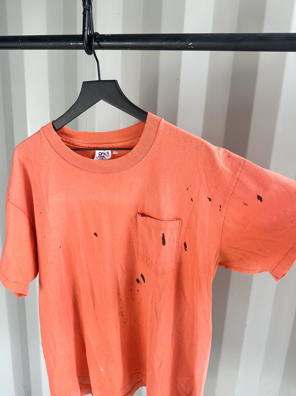 Vintage Thrashed Faded Distressed Painter Shirt Grunge Size US L / EU 52-54 / 3 - 3 Thumbnail