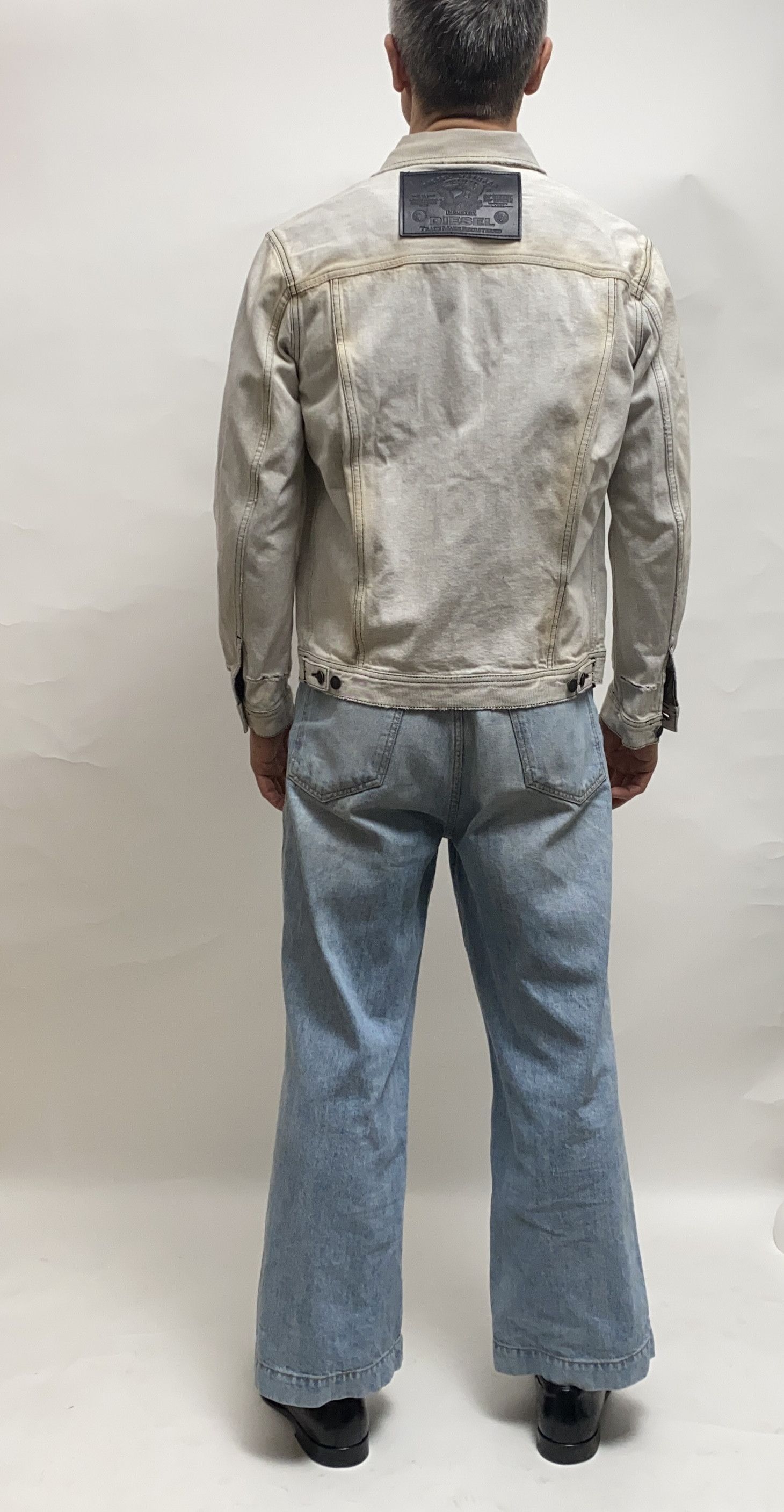 Diesel Grey Denim Jacket Size US S / EU 44-46 / 1 - 2 Thumbnail