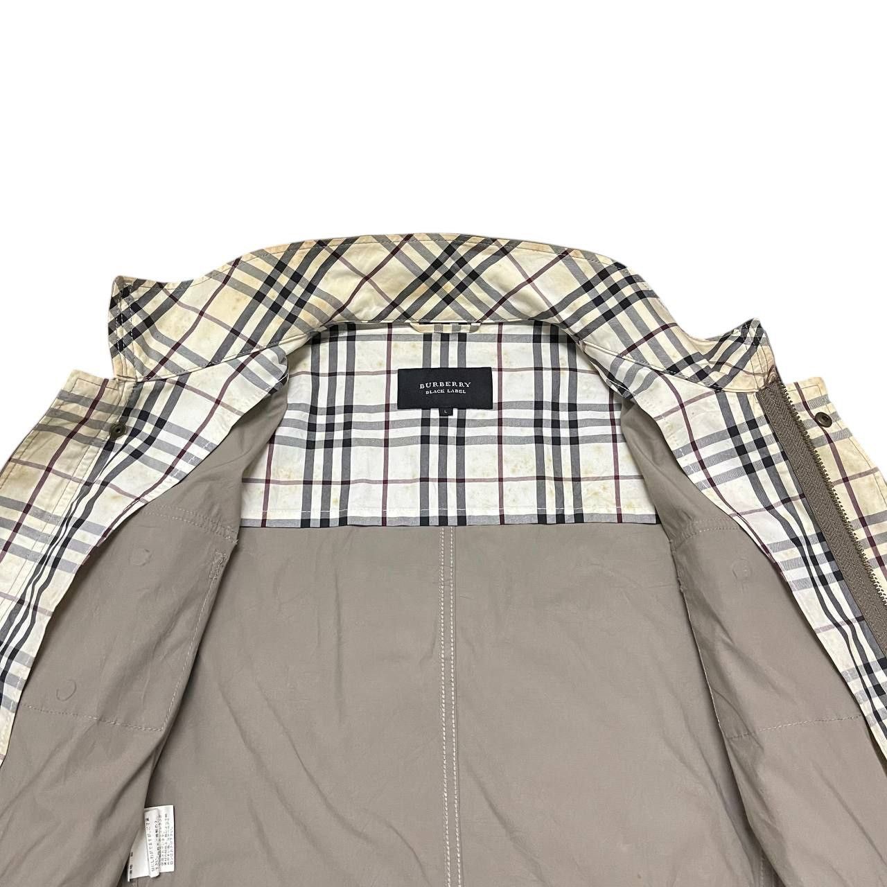 Burberry Vintage Burberry Black Label Nova Check Military Jacket Size US L / EU 52-54 / 3 - 12 Thumbnail