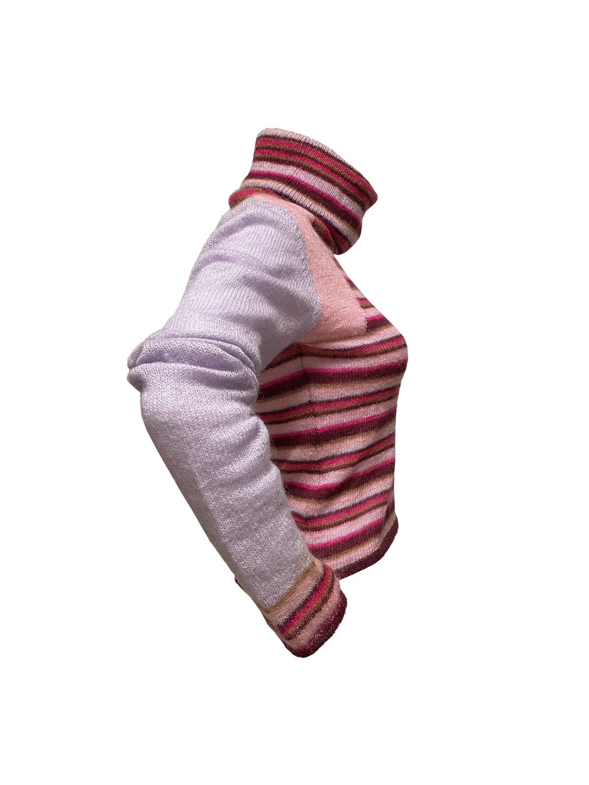 Dolce & Gabbana D&G Fall Winter 2000 Striped Turtleneck Sweater Size XS / US 0-2 / IT 36-38 - 3 Thumbnail
