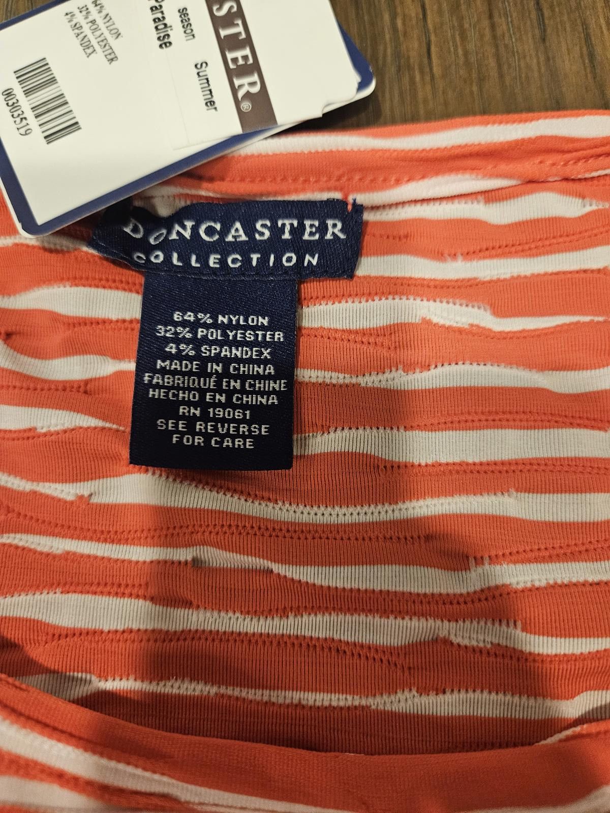 Designer Nwt Doncaster 2 Piece Orange Textured Skirt Set #265 Size S / US 4 / IT 40 - 9 Thumbnail