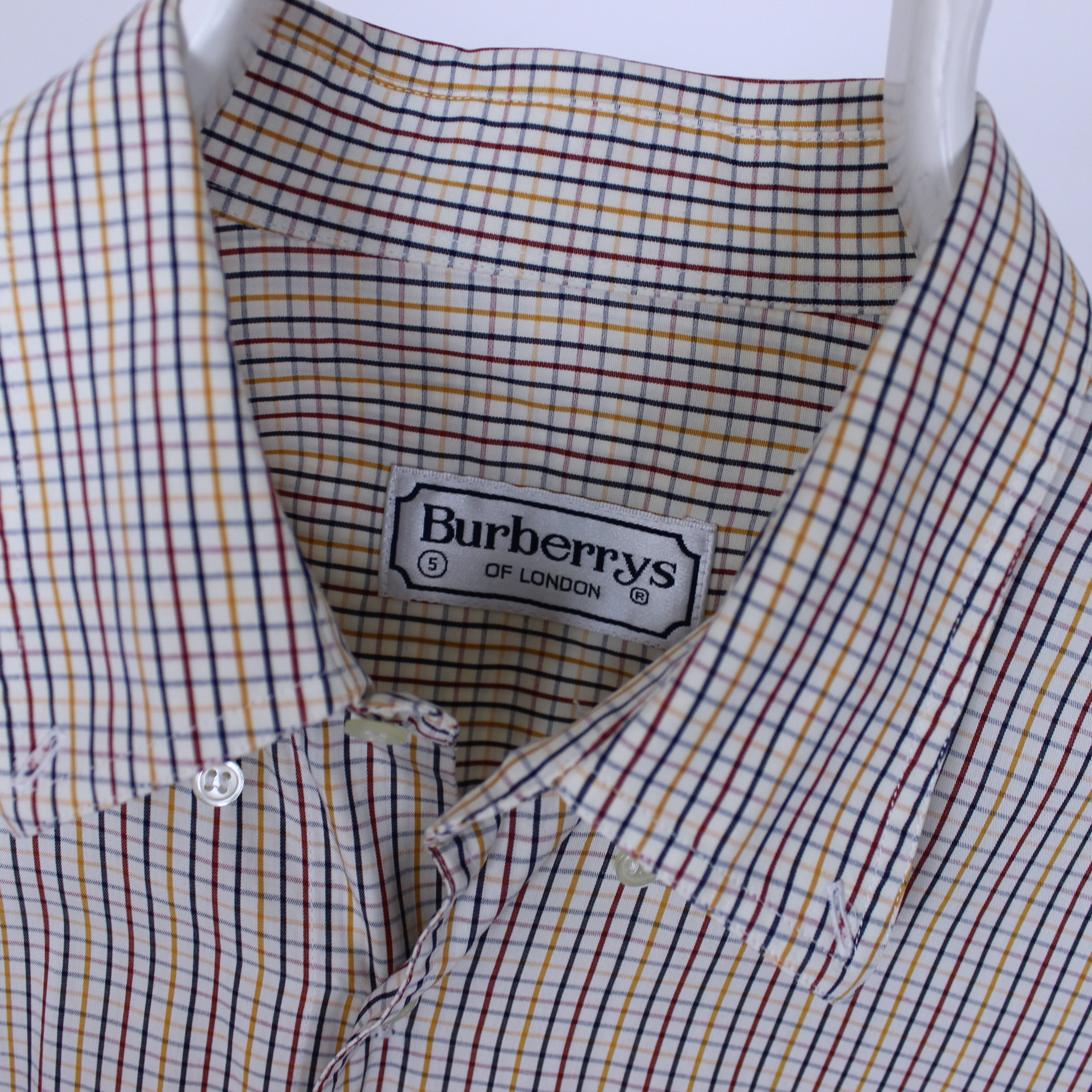 Burberry Burberry shirt buttons ups XL cotton men Size US XL / EU 56 / 4 - 5 Thumbnail