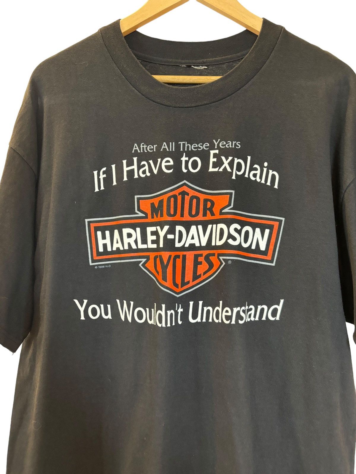 Harley Davidson Vintage 1996 Las Vegas Harley Davidson T-Shirt Size US XXL / EU 58 / 5 - 3 Thumbnail