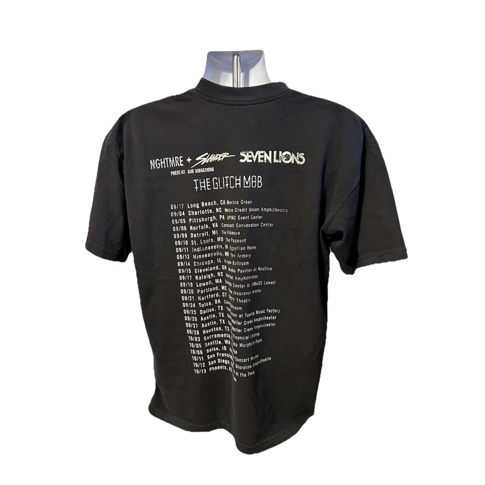 Los Angeles Apparel VINTAGE The Alchemy Tour The Glitch Mob Shirt Men Large Black Short Sleeve Made USA Size US L / EU 52-54 / 3 - 2 Thumbnail