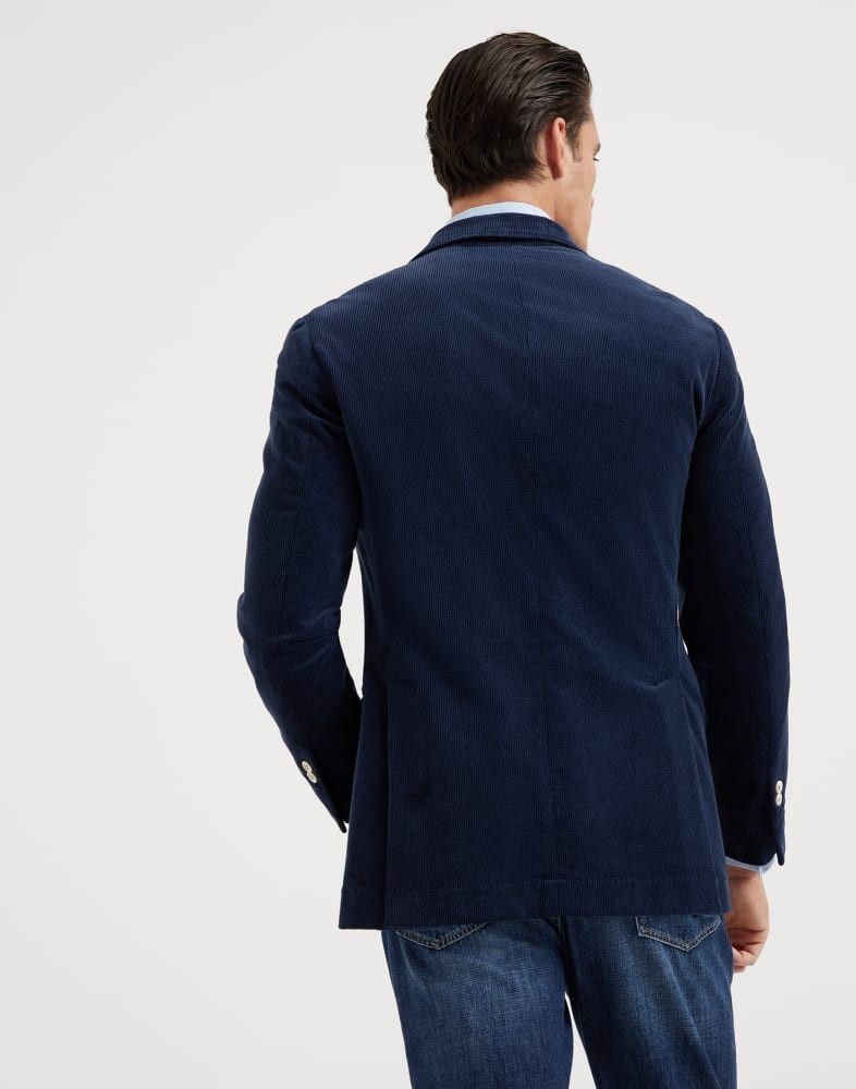 Brunello Cucinelli o1w1db10825 Suit-Type Jacket in Blue Size US S / EU 44-46 / 1 - 3 Thumbnail