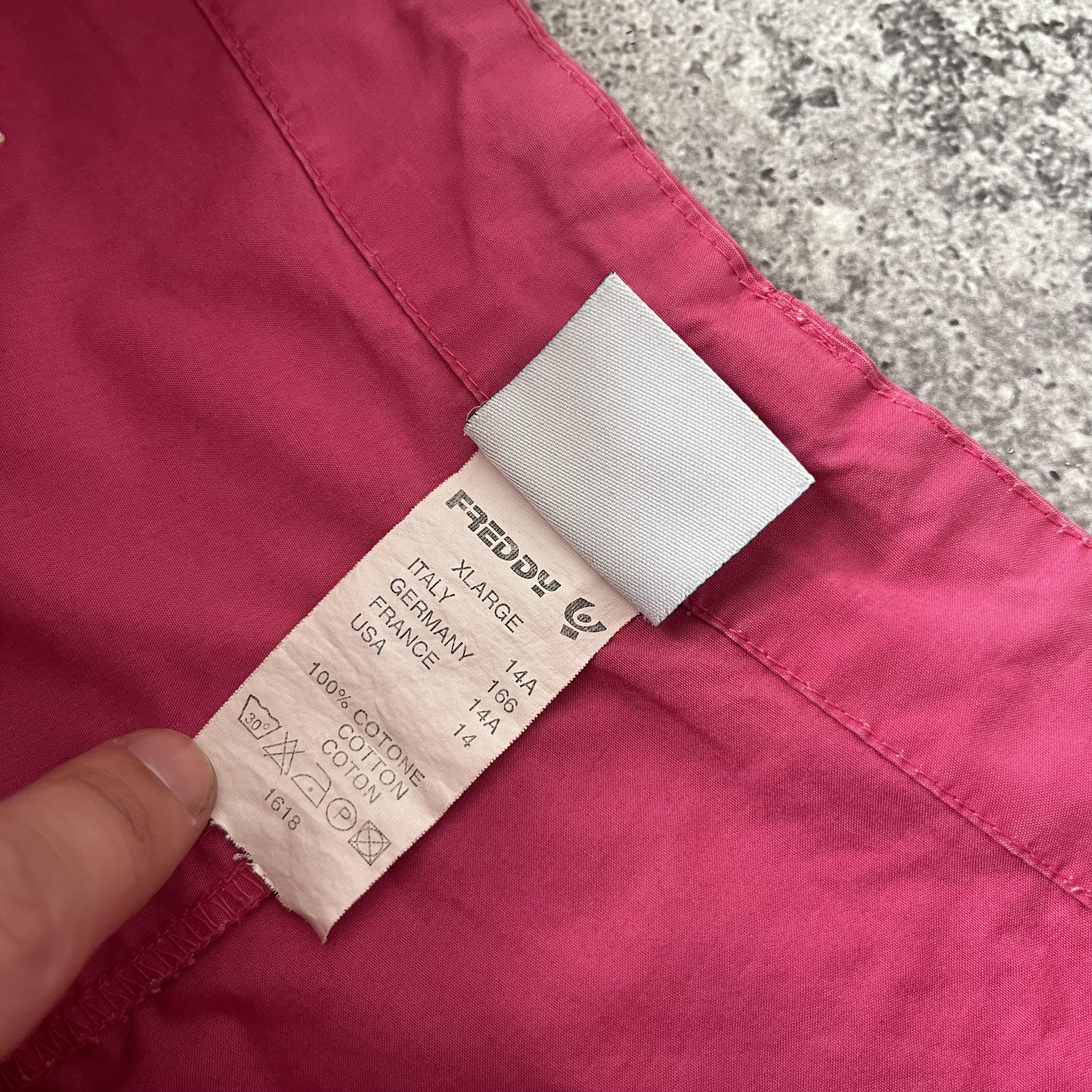 Japanese Brand × Vintage Vintage Y2K Pink Cargo Japanese Style Parachute Pants Size 36" / US 14 / IT 50 - 12 Thumbnail