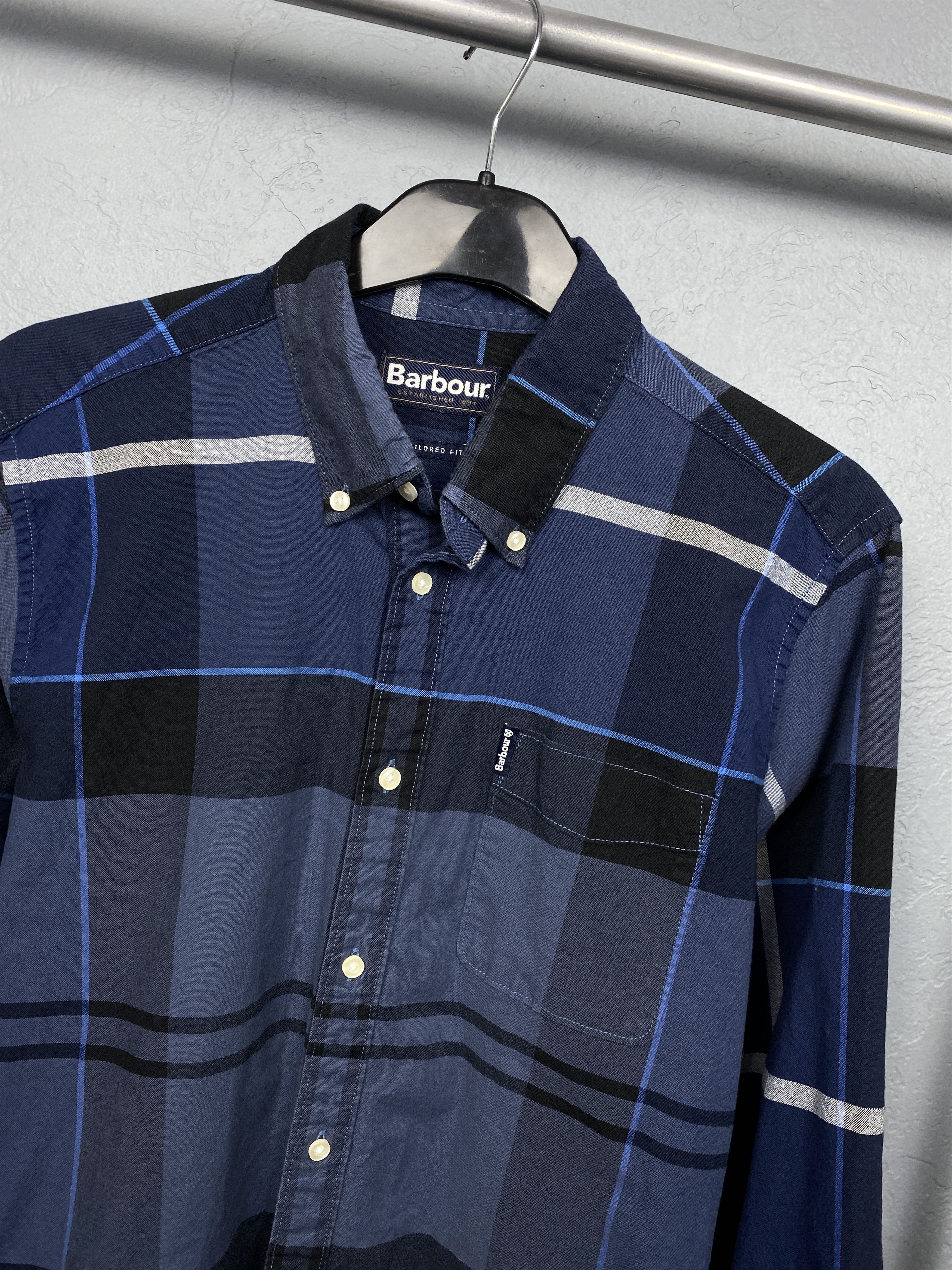 Barbour Barbour Southerland Tartan Plaid Mens Long Sleeve Shirt Size US M / EU 48-50 / 2 - 2 Thumbnail