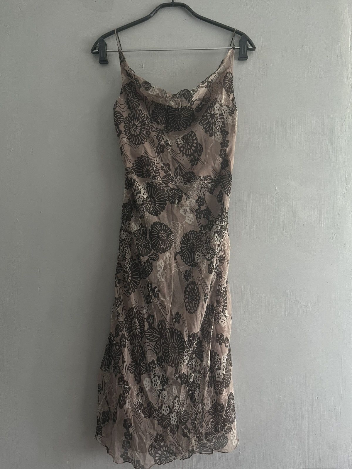 Vivienne Tam Vivienne Tam floral cowl neckline sheer silk midi dress Size M / US 6-8 / IT 42-44 - 1 Thumbnail