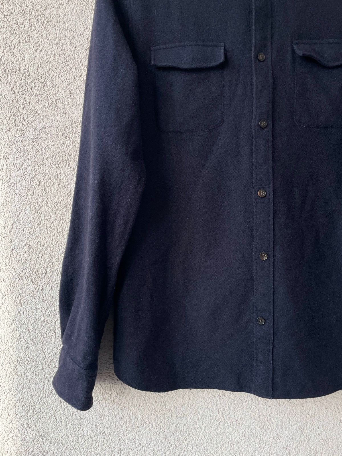 Norse Projects Norse Projects Wool Blue Overshirt Size M Basic Casual Shirt Size US M / EU 48-50 / 2 - 3 Thumbnail