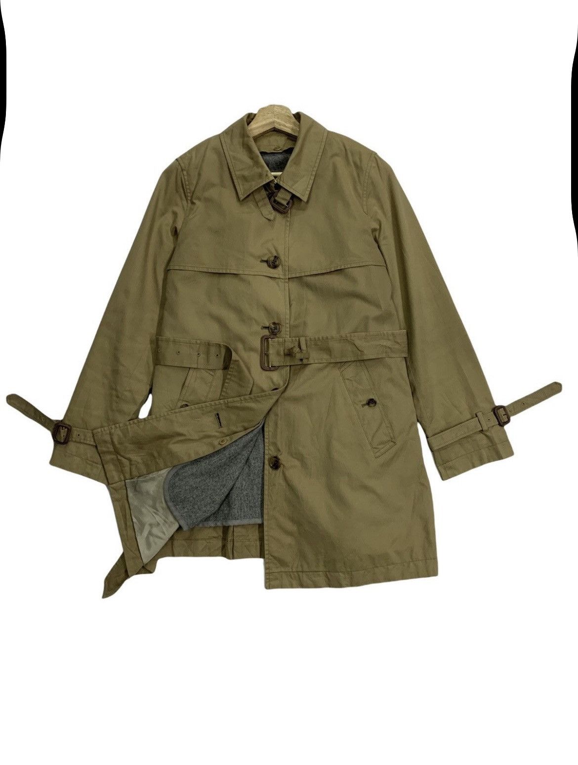 Margaret Howell 🔥Margaret Howell Trench Coat Wool Lined Size US S / EU 44-46 / 1 - 1 Thumbnail