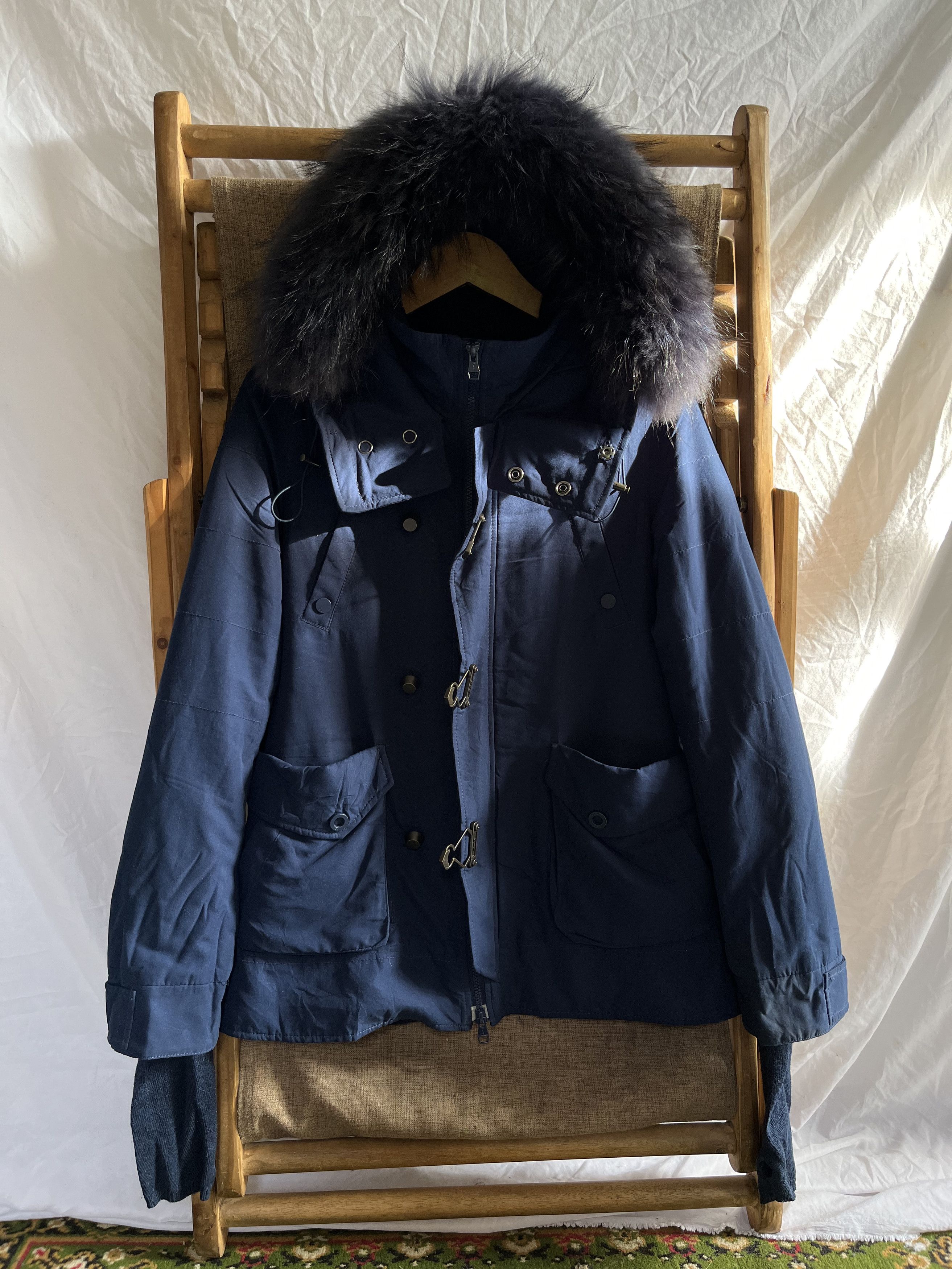 Le Grande Bleu (L.G.B.) SLY Japanese Brand Fur Raccoon Jacket Thumb Hole Design Size US S / EU 44-46 / 1 - 7 Thumbnail