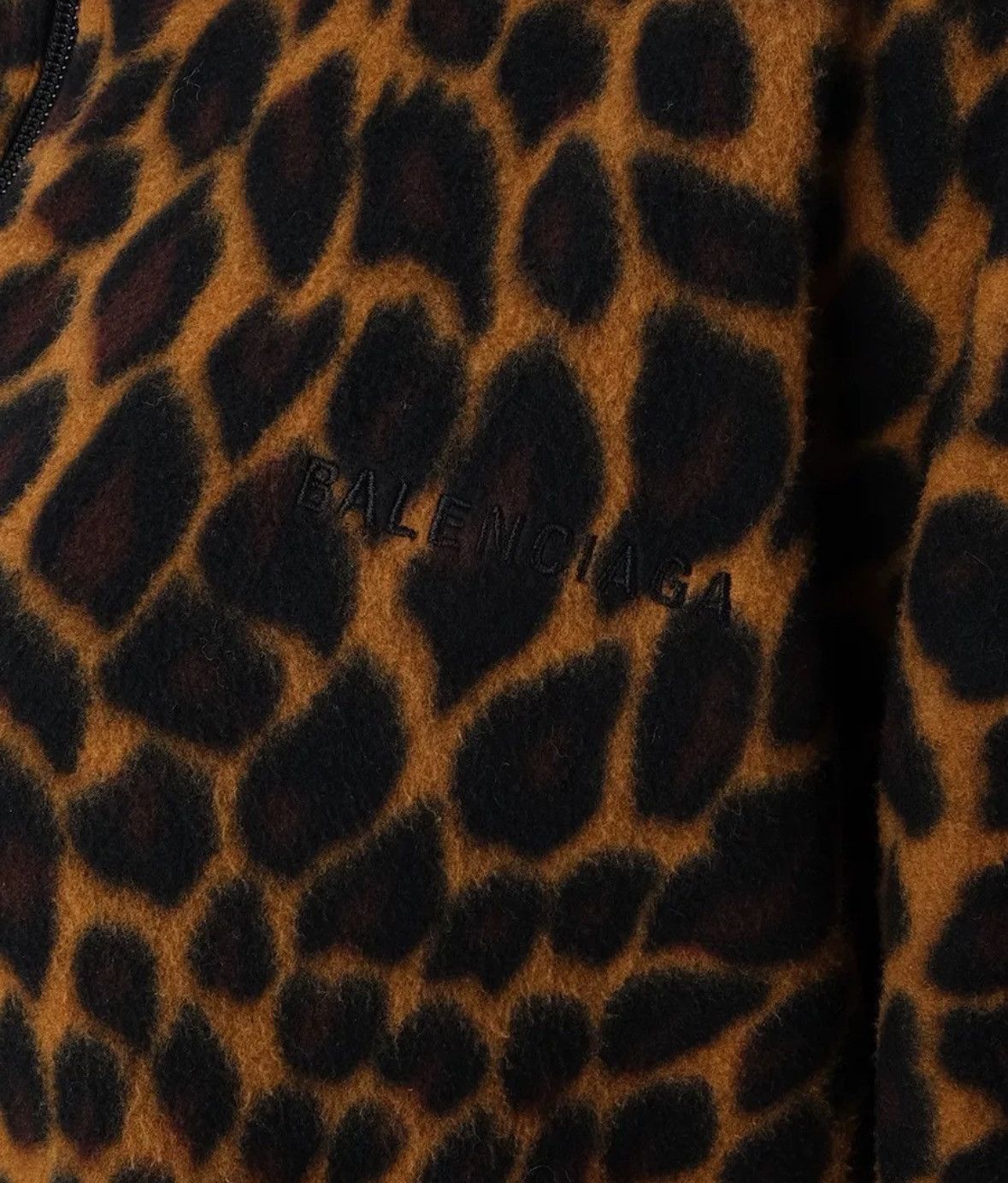 Balenciaga Balenciaga Leopard Fleece Jacket 2412-Nextarrow Size US XS / EU 42 / 0 - 4 Thumbnail