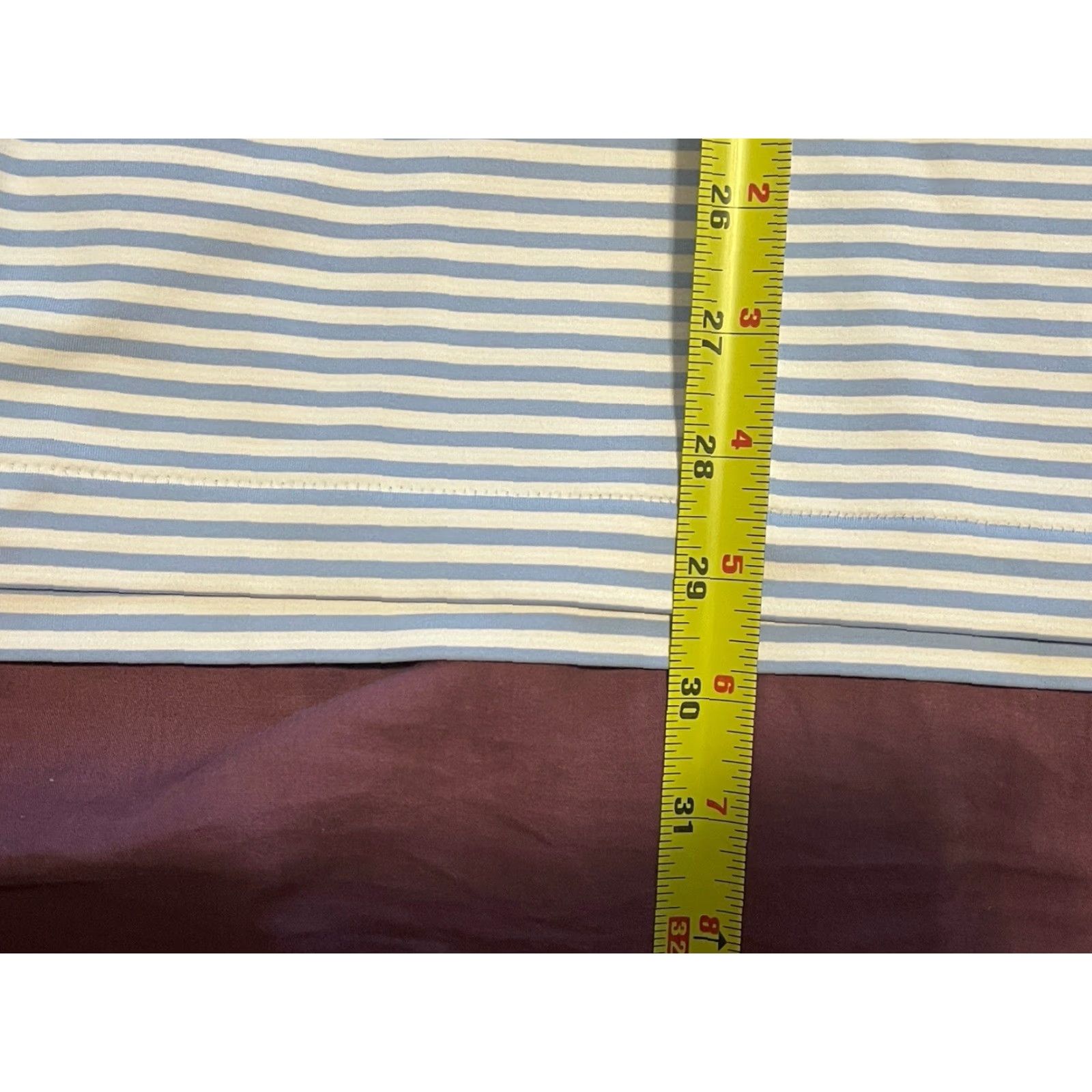Peter Millar Peter Millar Crown Crafted Polo Men's XL White/Blue Stripes Shirt Short Sleeve Knit Casual Golf Size US XL / EU 56 / 4 - 5 Thumbnail