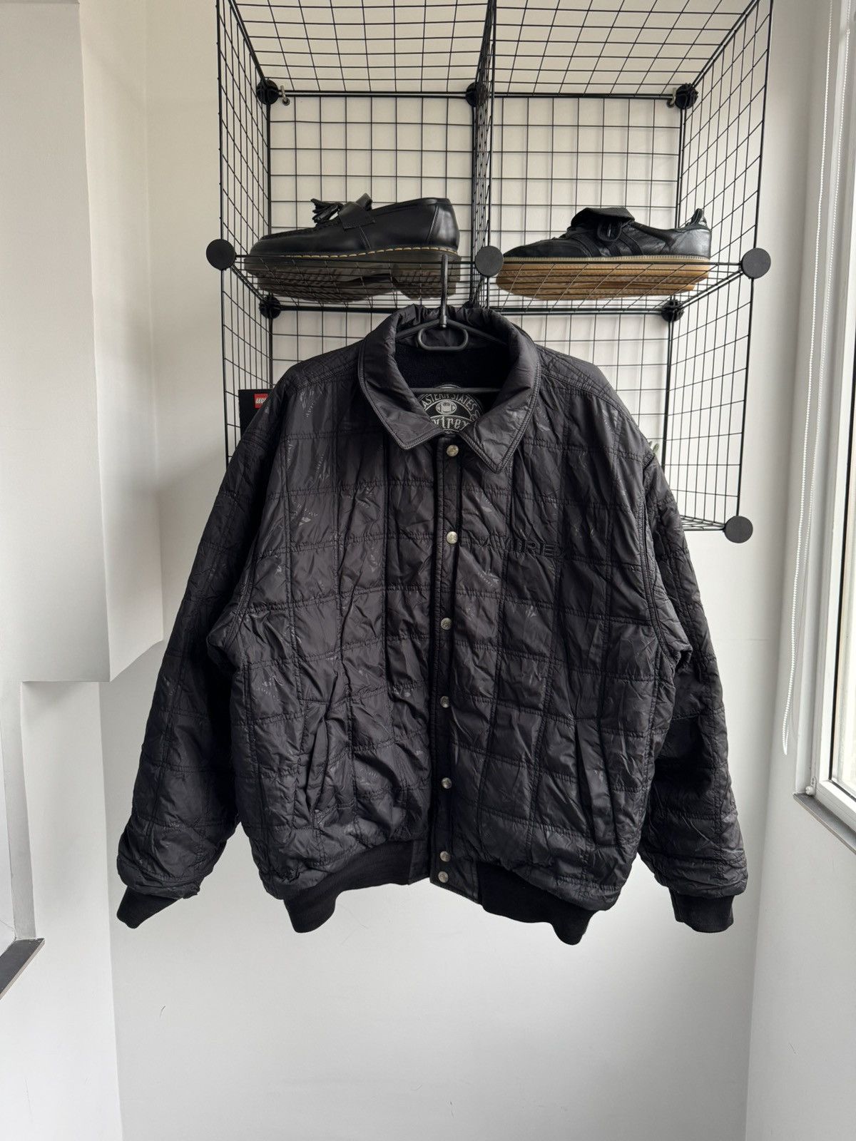 Avirex RARE Vintage Avirex Wool Varsity Bomber Reversible Jacket Size US XL / EU 56 / 4 - 8 Thumbnail
