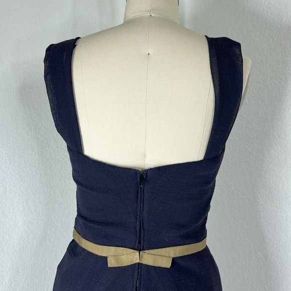 Roland Mouret Roland Mouret Draped Belted Pleated Midi Ruffle Hem Dress Size M / US 6-8 / IT 42-44 - 7 Thumbnail