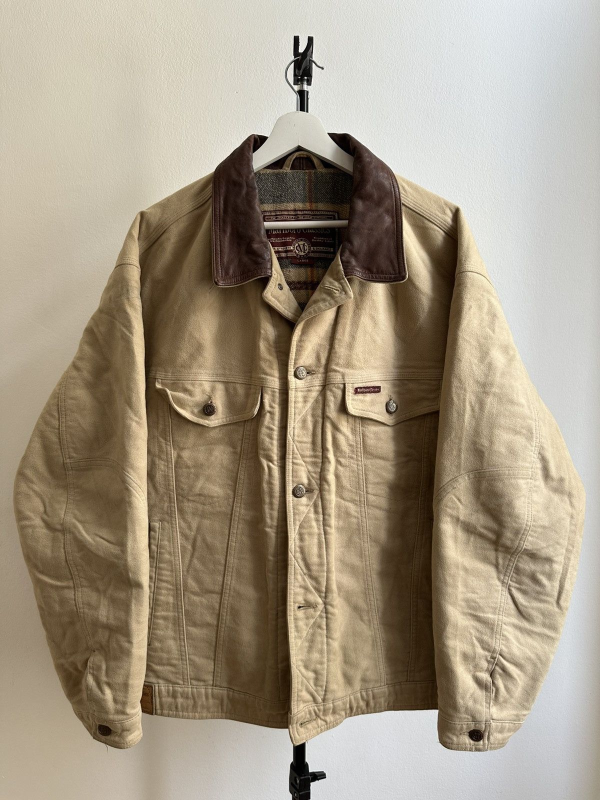 Marlboro Marlboro Classic vintage 90s Tracker Cropped Boxy Fit Jacket Size US M / EU 48-50 / 2 - 7 Thumbnail