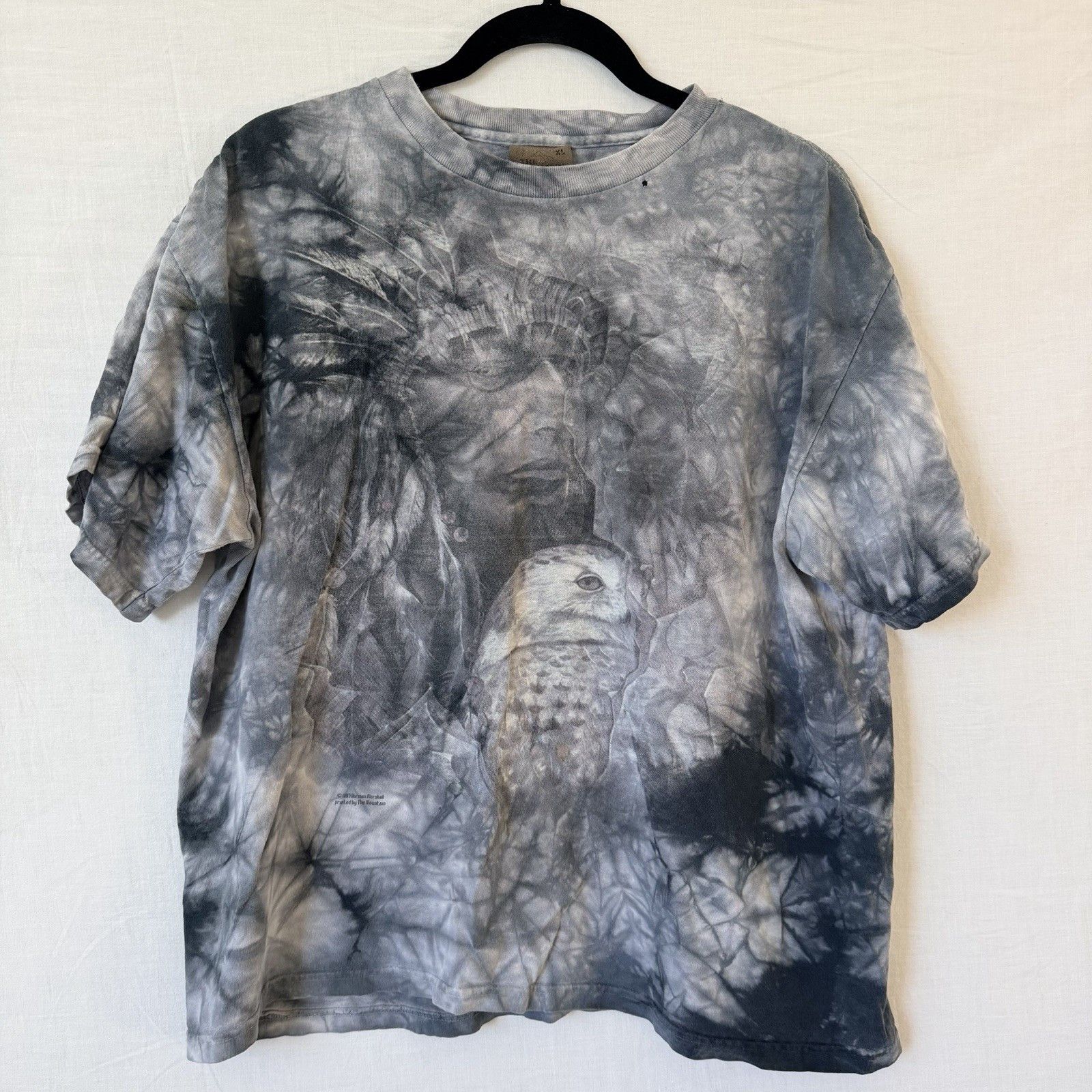 Other Vtg Mountain 1997 Norman Marshall Native American Owl Tee XL Size US XL / EU 56 / 4 - 1 Thumbnail