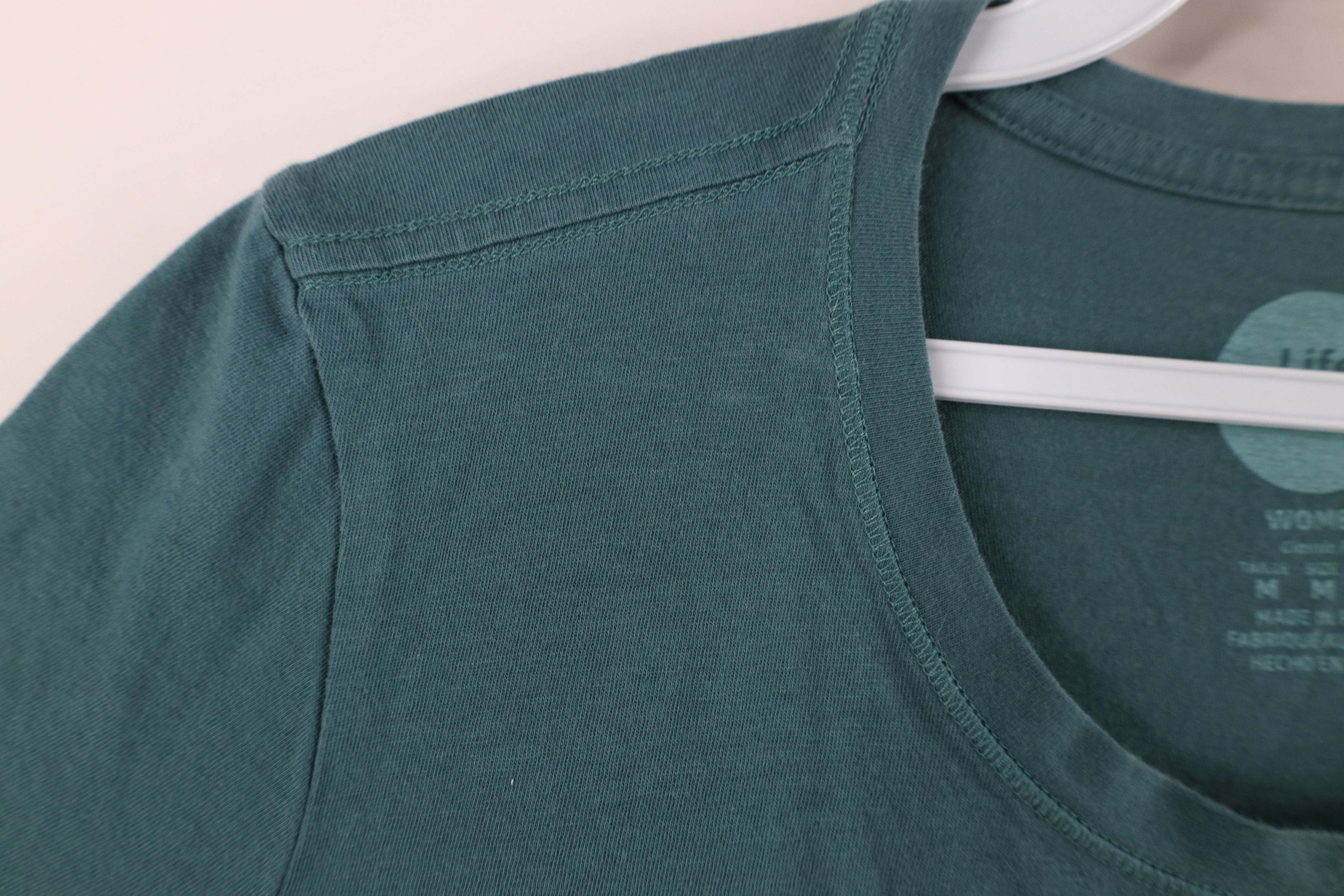 Life is Good Life Is Good Spell Out Heart Short Sleeve T-Shirt Teal Green Size M / US 6-8 / IT 42-44 - 6 Thumbnail