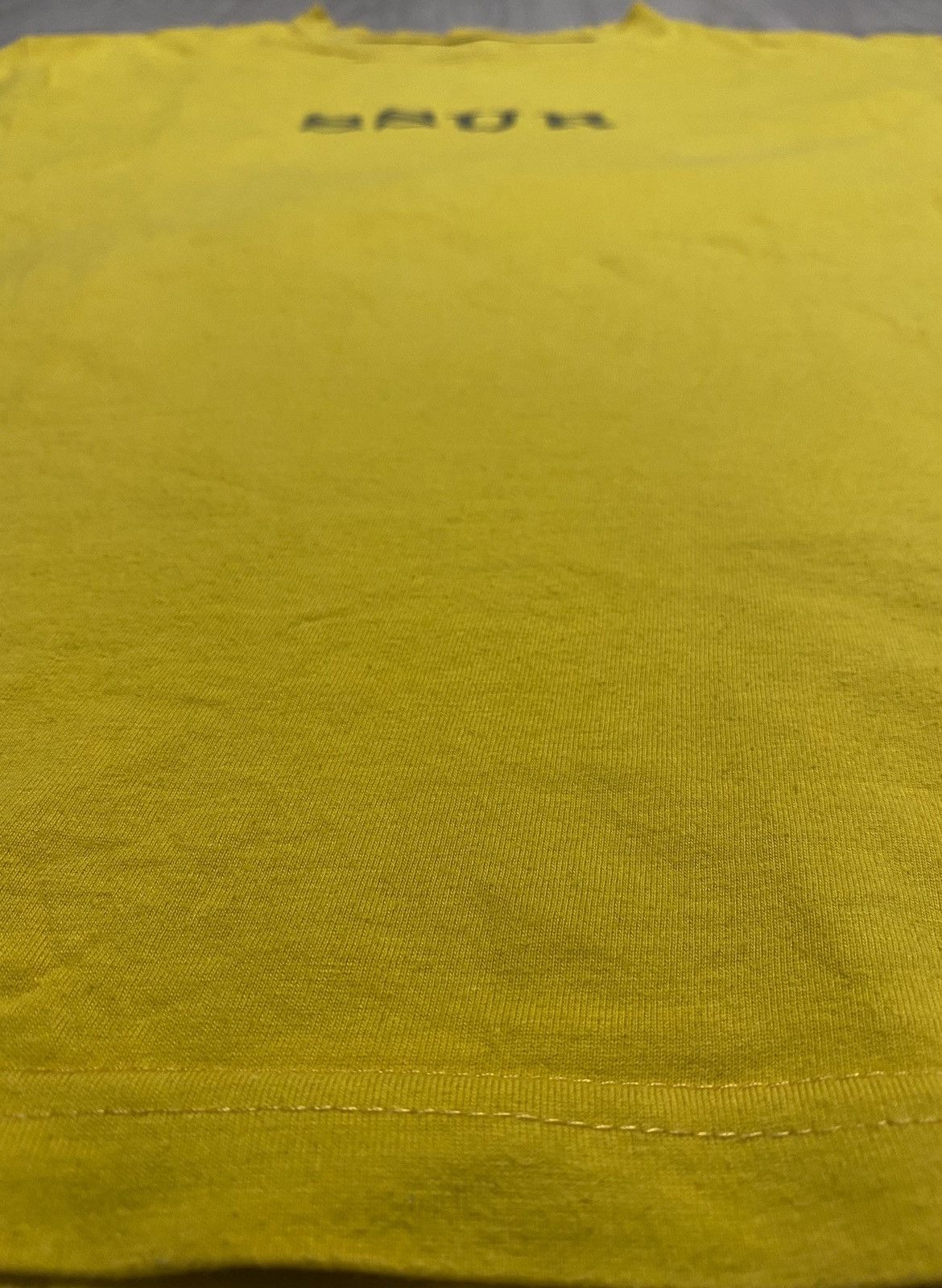 SSUR SSUR Big Print Box Logo Streetwear Yellow Cotton T-shirt Tee Size US S / EU 44-46 / 1 - 8 Thumbnail