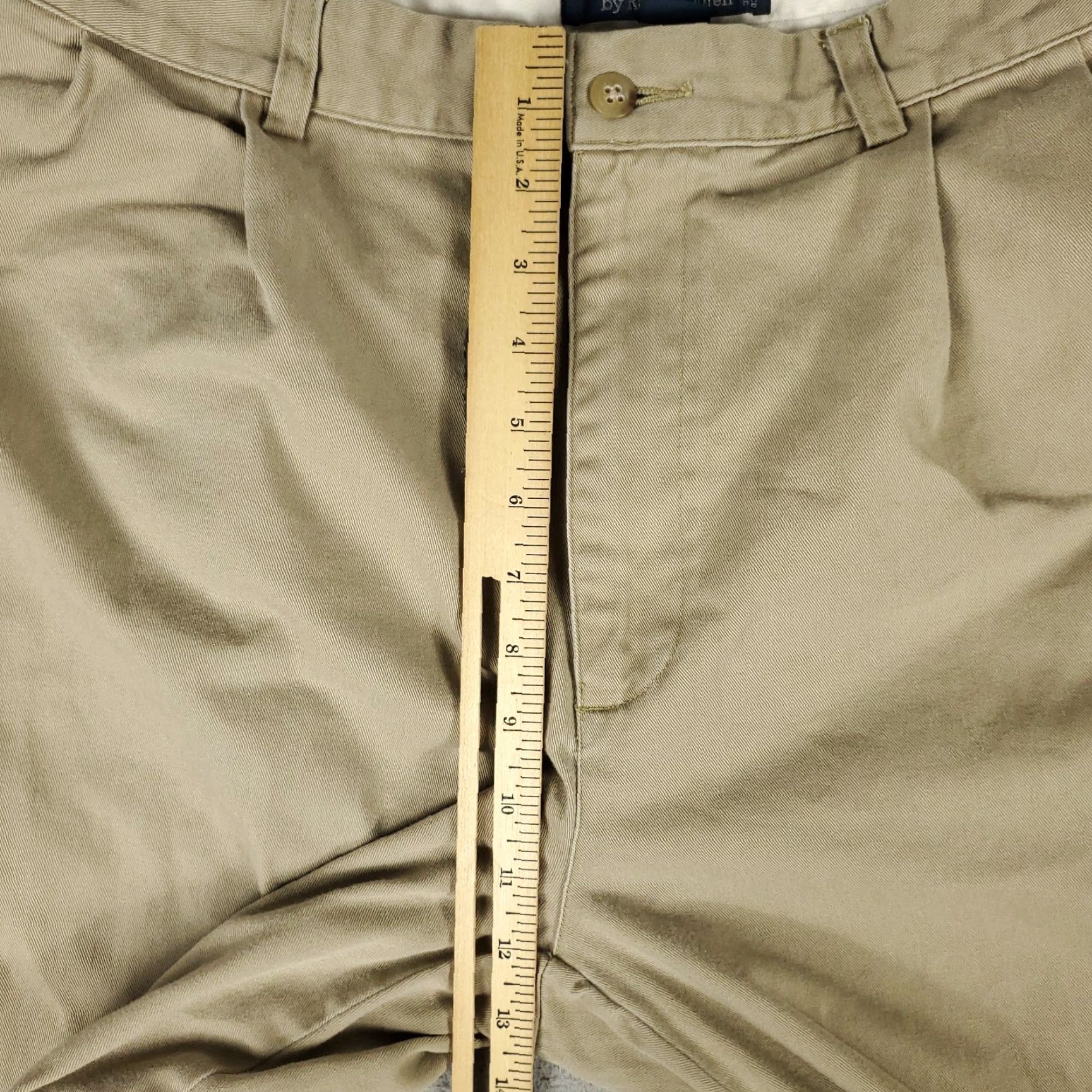 Ralph Lauren Ralph Lauren Chino Pants Mens 36x31 Beige Pleated Regular Fit Classic Workwear Size US 36 / EU 52 - 4 Thumbnail