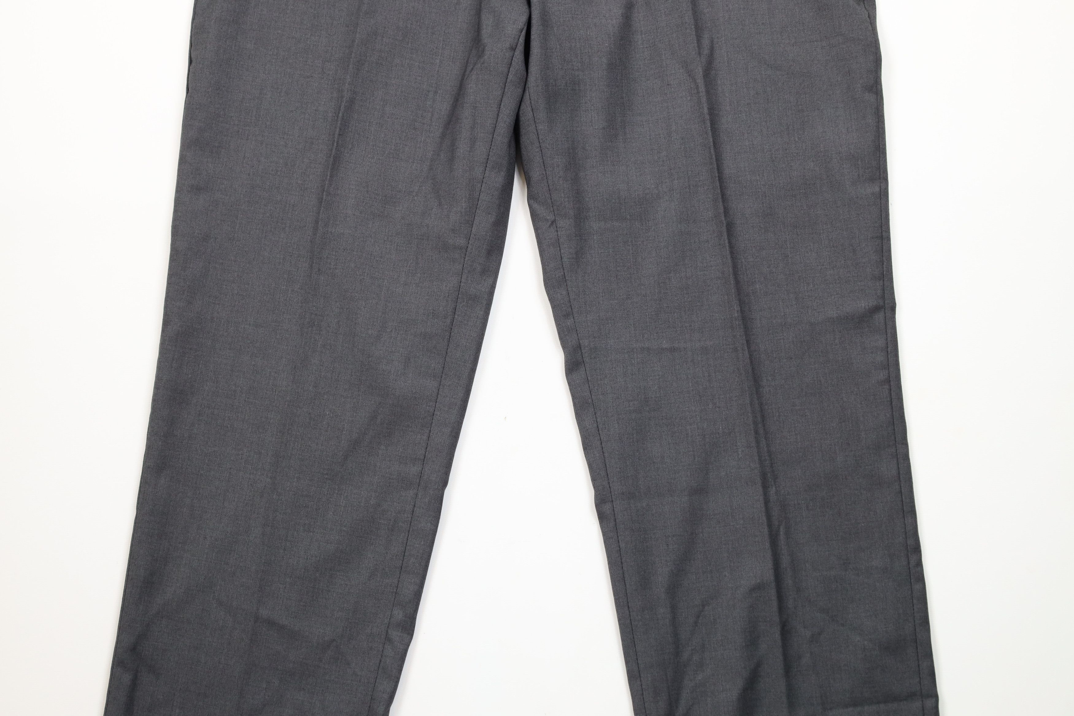 Vintage Streetwear Stretch Straight Leg Chino Pants Sharkskin Gray Size US 34 / EU 50 - 3 Thumbnail