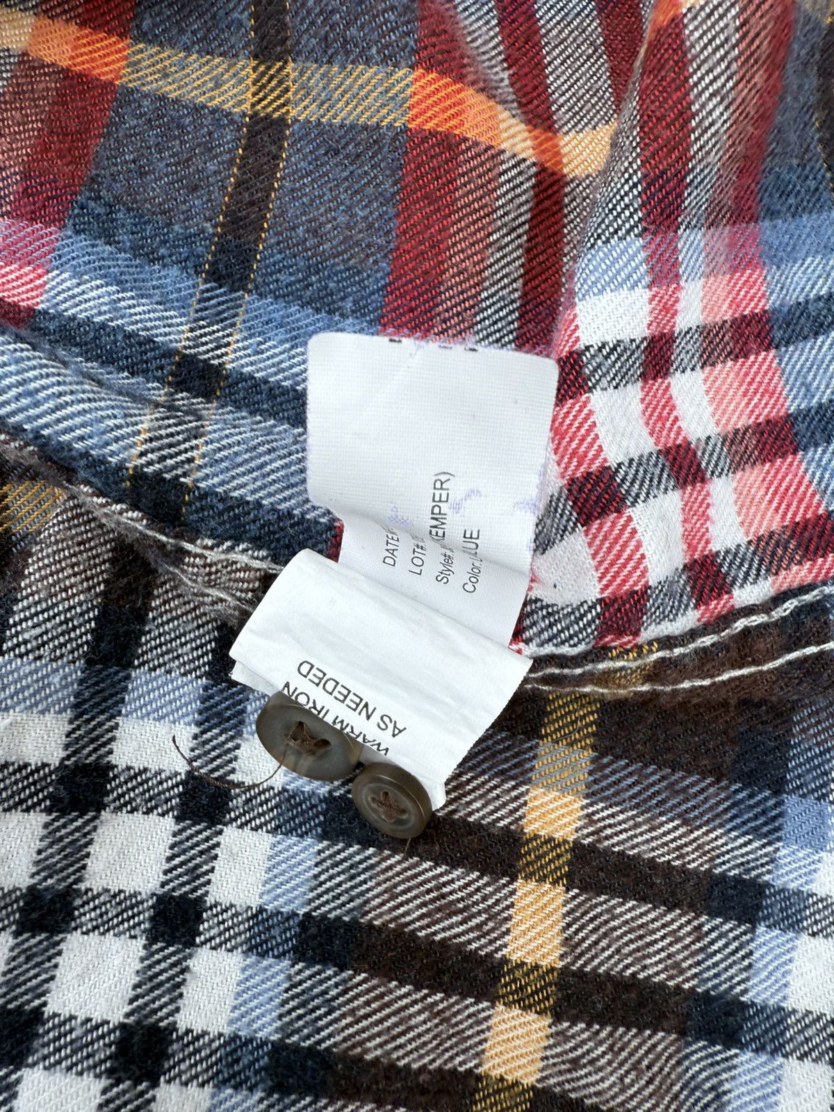 johnnie-O Johnnie O Plaid Flannel Shirt Hangin Out Kemper Laguna Blue Size US M / EU 48-50 / 2 - 9 Thumbnail
